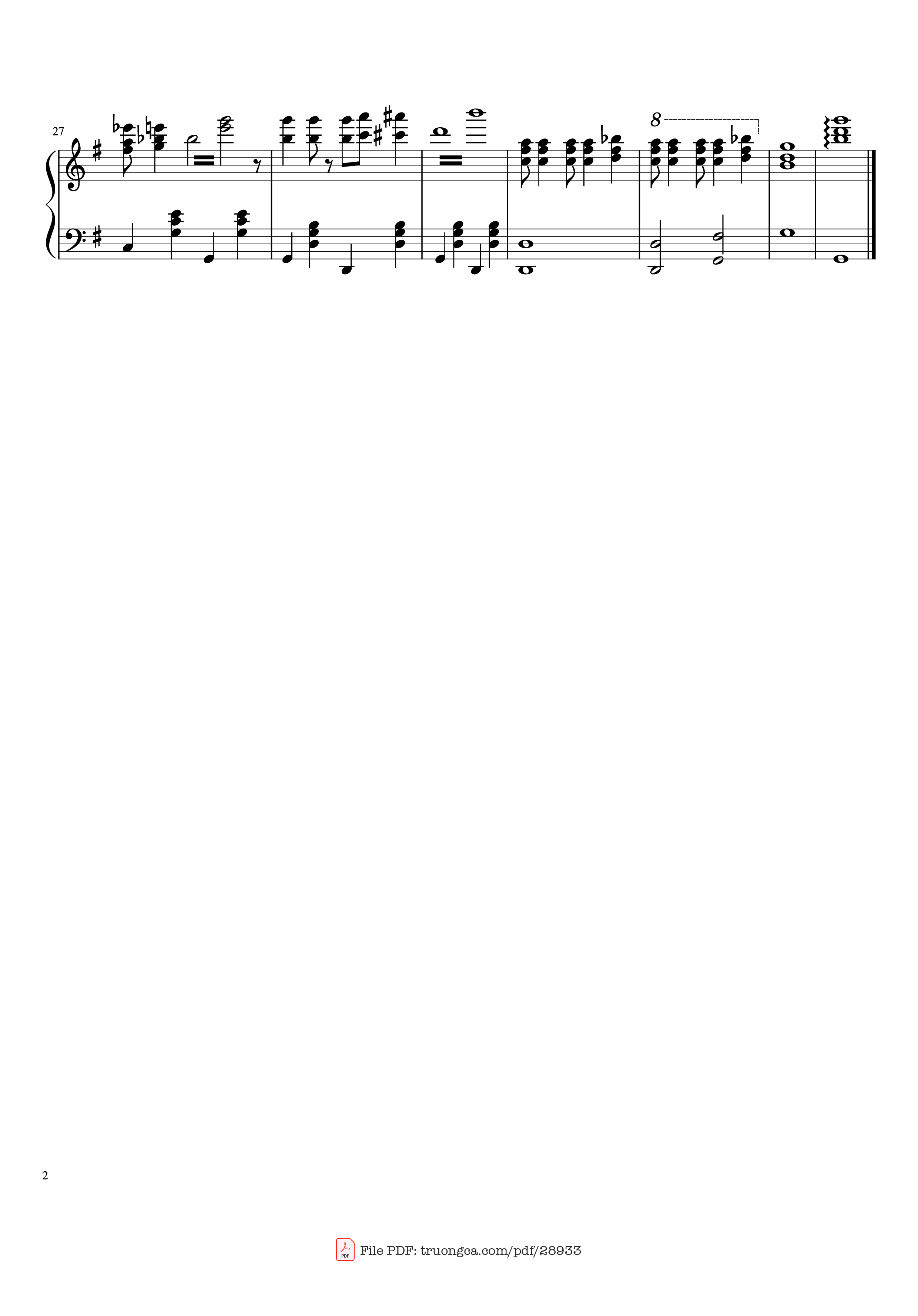 Trang 2 của Sheet nhạc PDF bài hát Oh! Susanna Ragtime Piano - Stephen Foster