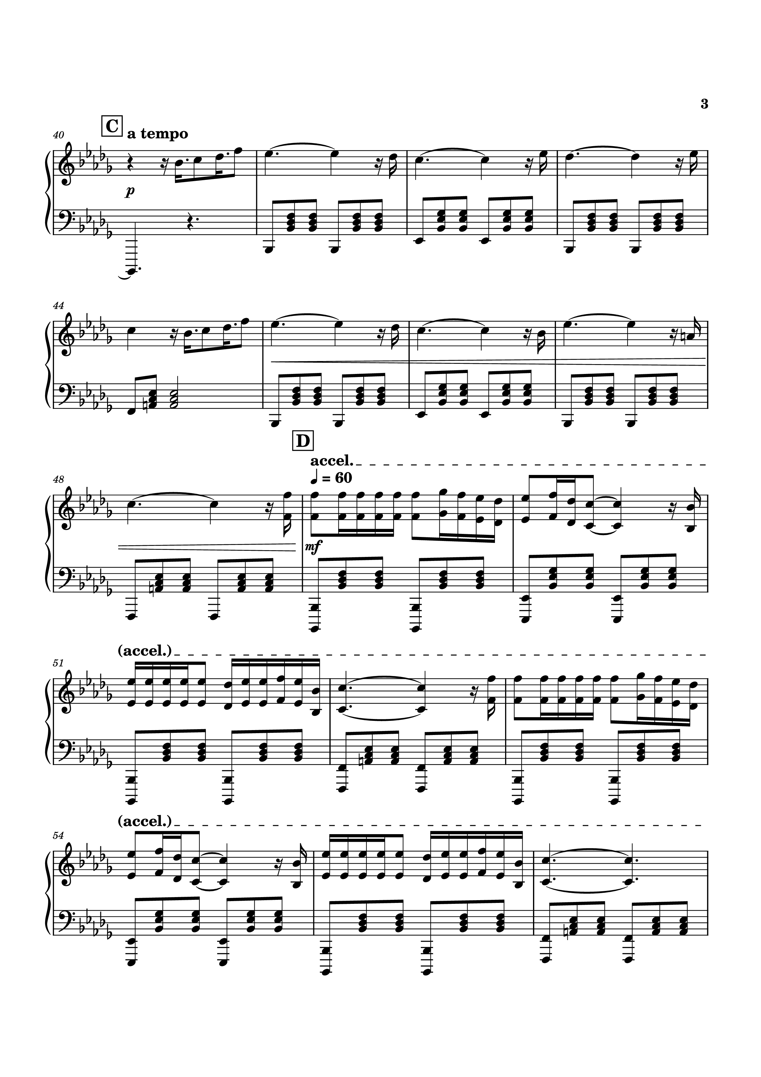 Trang 3 của Sheet nhạc PDF Piano bài hát A Psychopath’s Misery - Heartbreaking Waltz Piano - CYTRB