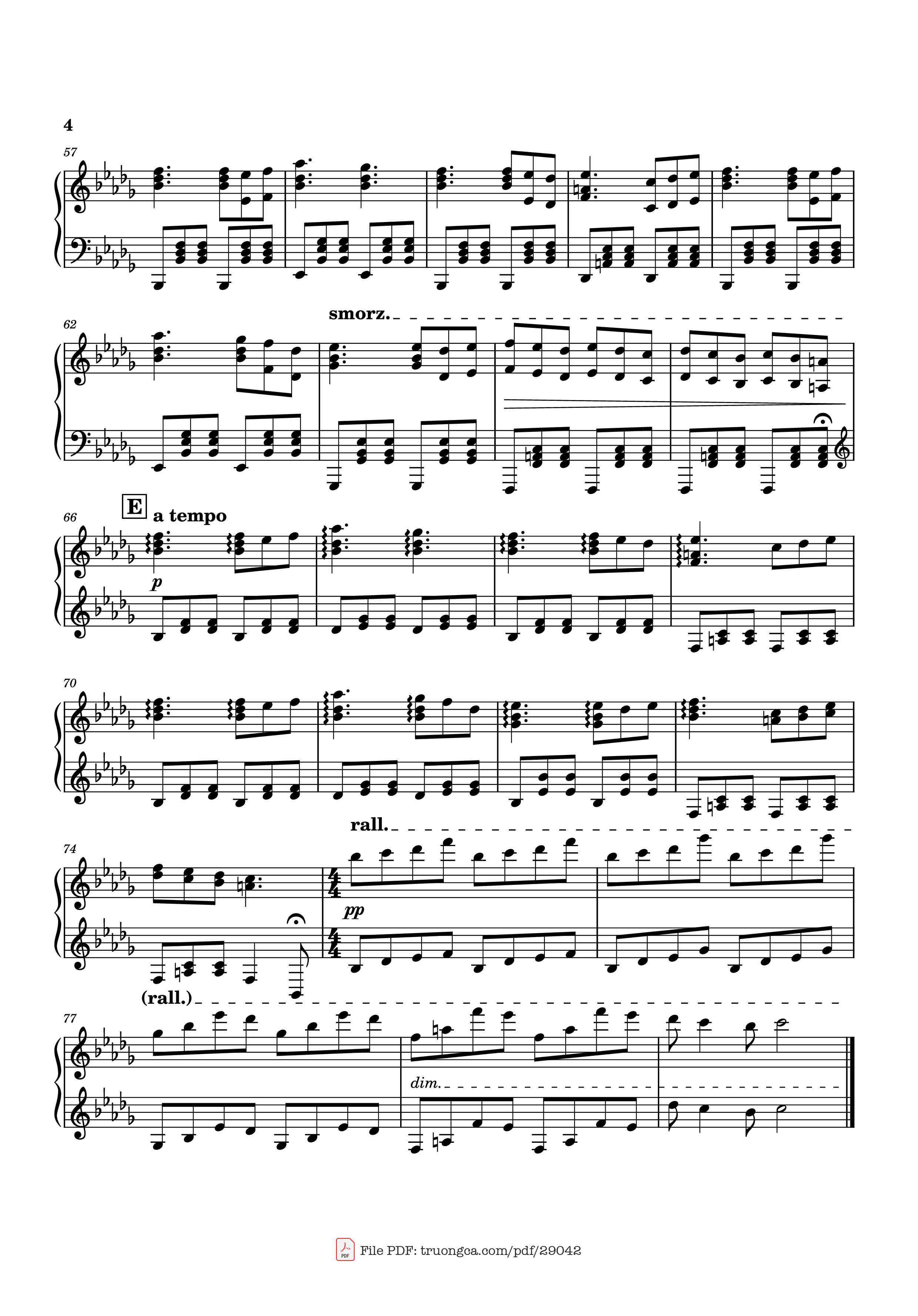 Trang 4 của Sheet nhạc PDF Piano bài hát A Psychopath’s Misery - Heartbreaking Waltz Piano - CYTRB