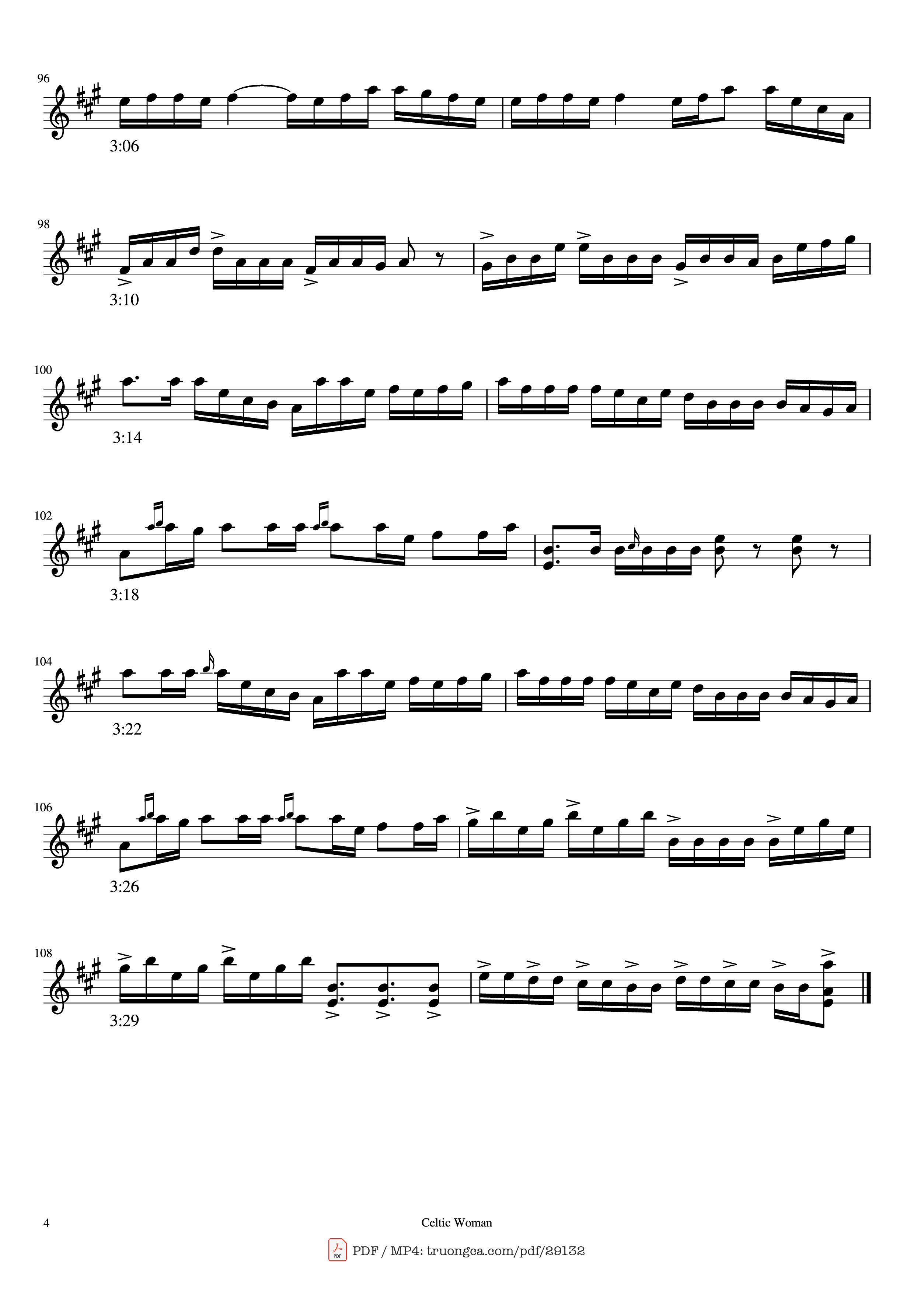 Trang 4 của Sheet nhạc PDF Piano bài hát Granuaile