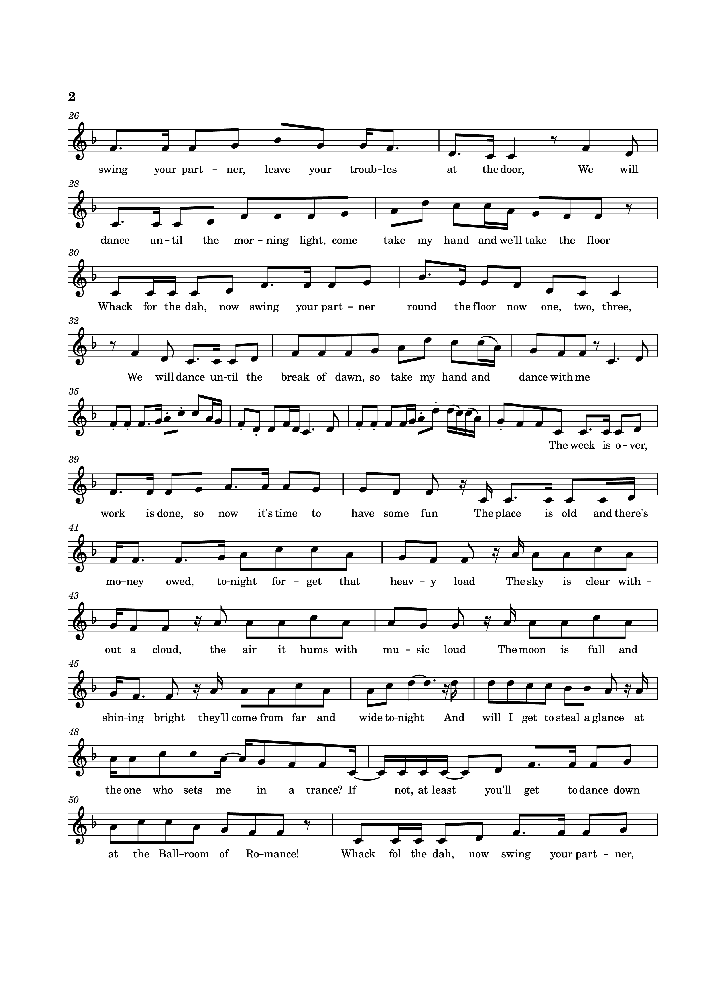 Trang 2 của Sheet nhạc PDF Piano bài hát Ballroom of Romance Piano - Celtic Woman