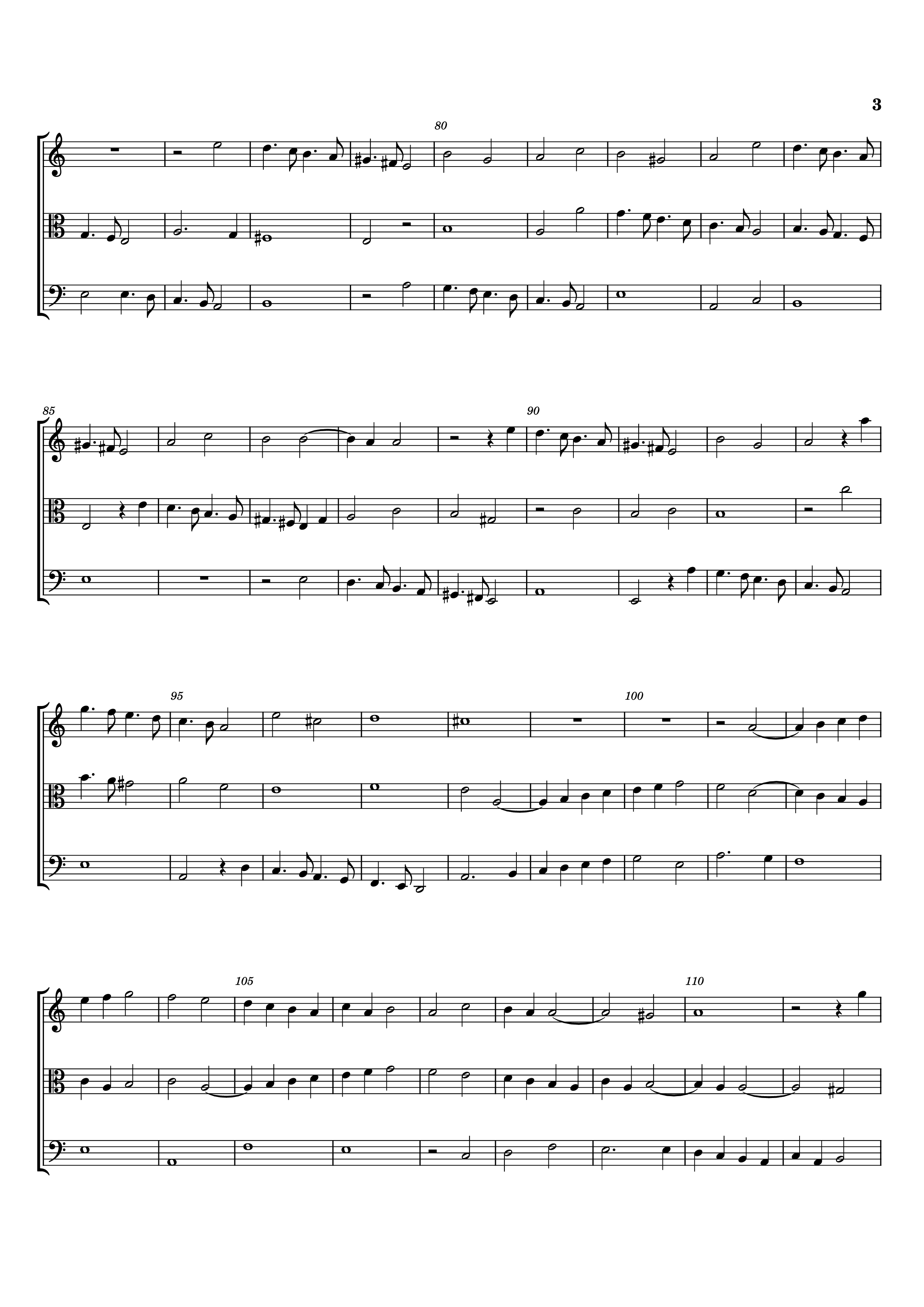 Trang 3 của Sheet nhạc PDF bài hát Fantasia No. 4 Violin - William Byrd