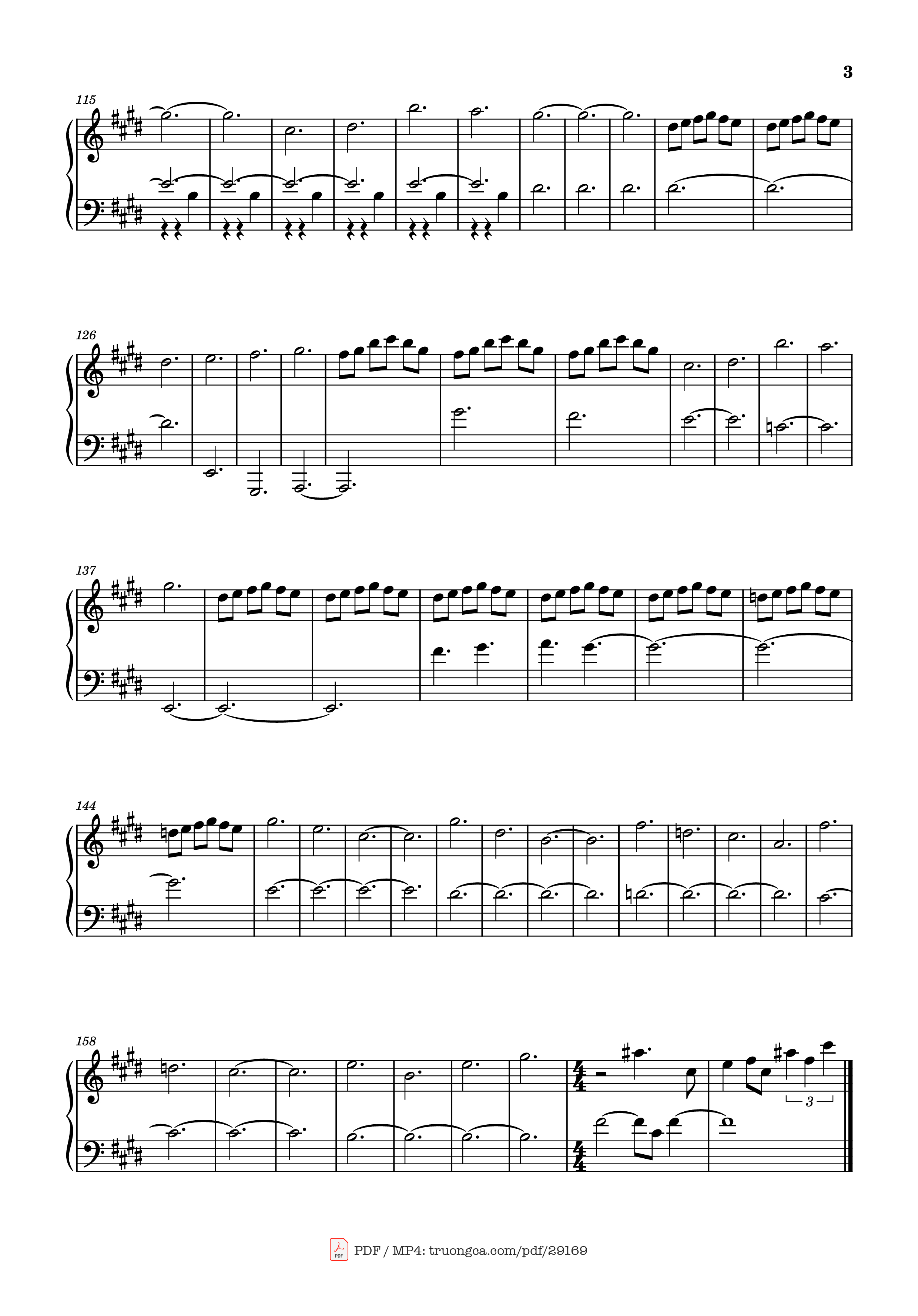 Trang 3 của Sheet nhạc PDF Piano bài hát Golden hour Piano - Wesley Steenbergen
