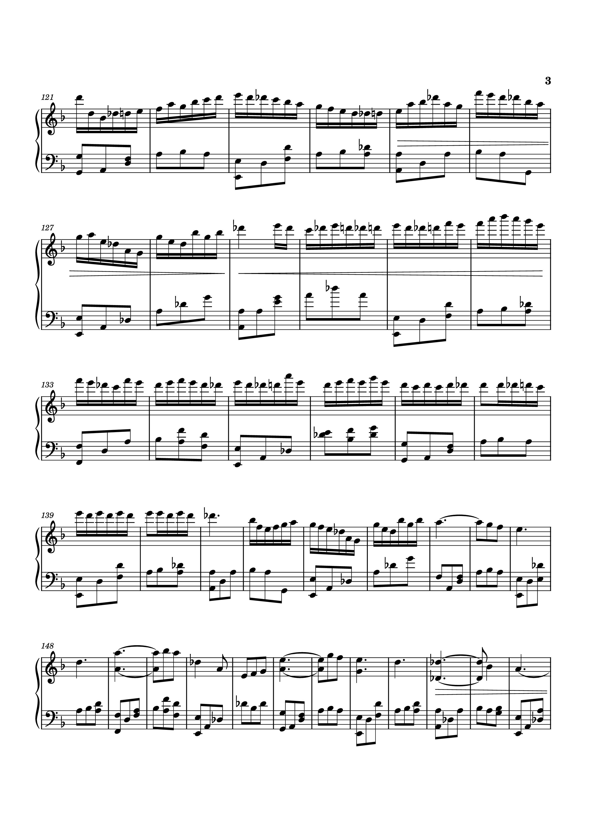 Trang 3 của Sheet nhạc PDF Piano bài hát Verso Piano - Composition: Lorien Testard