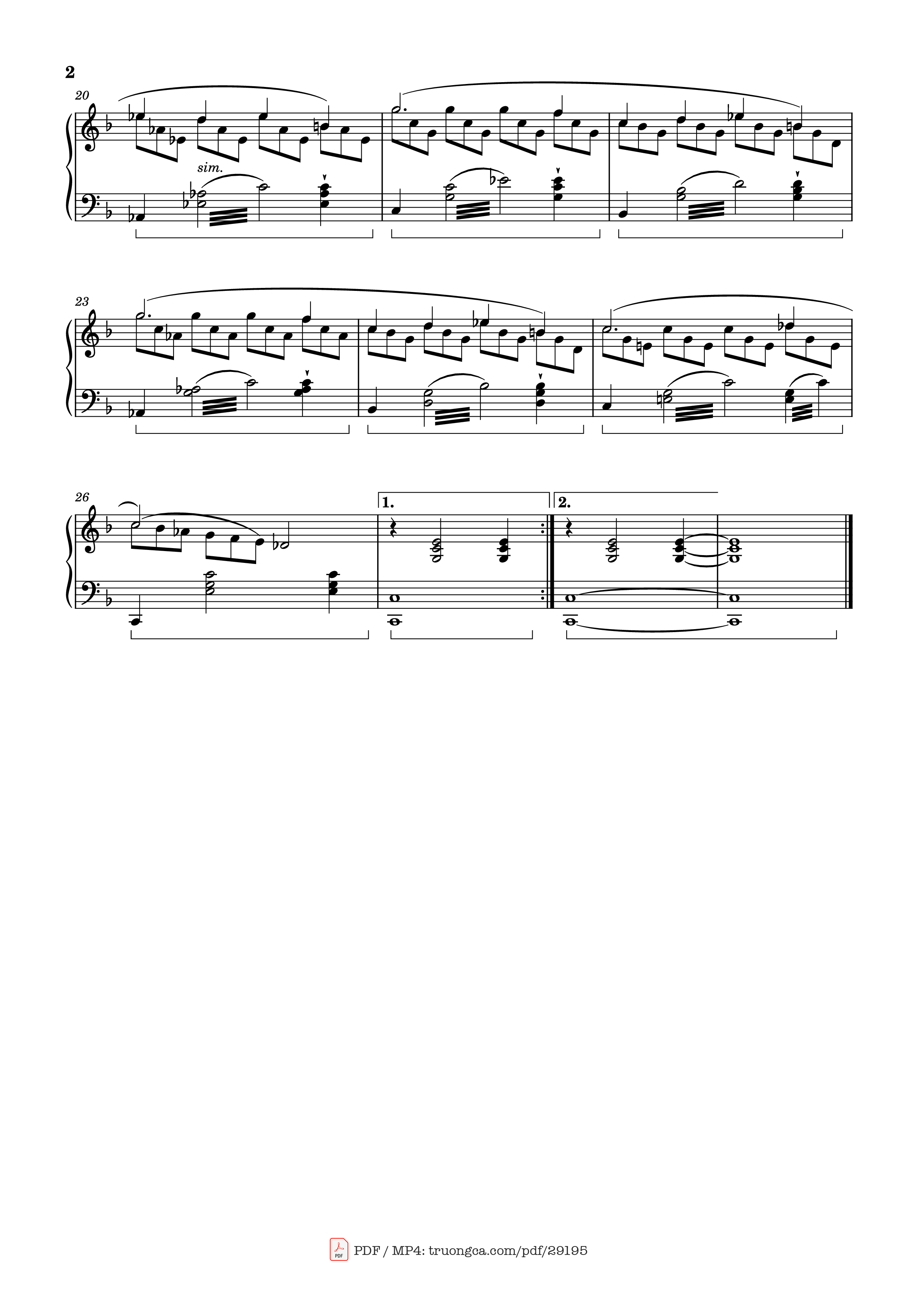Trang 2 của Sheet nhạc PDF Piano bài hát The Grey Crow Piano - David Fenn