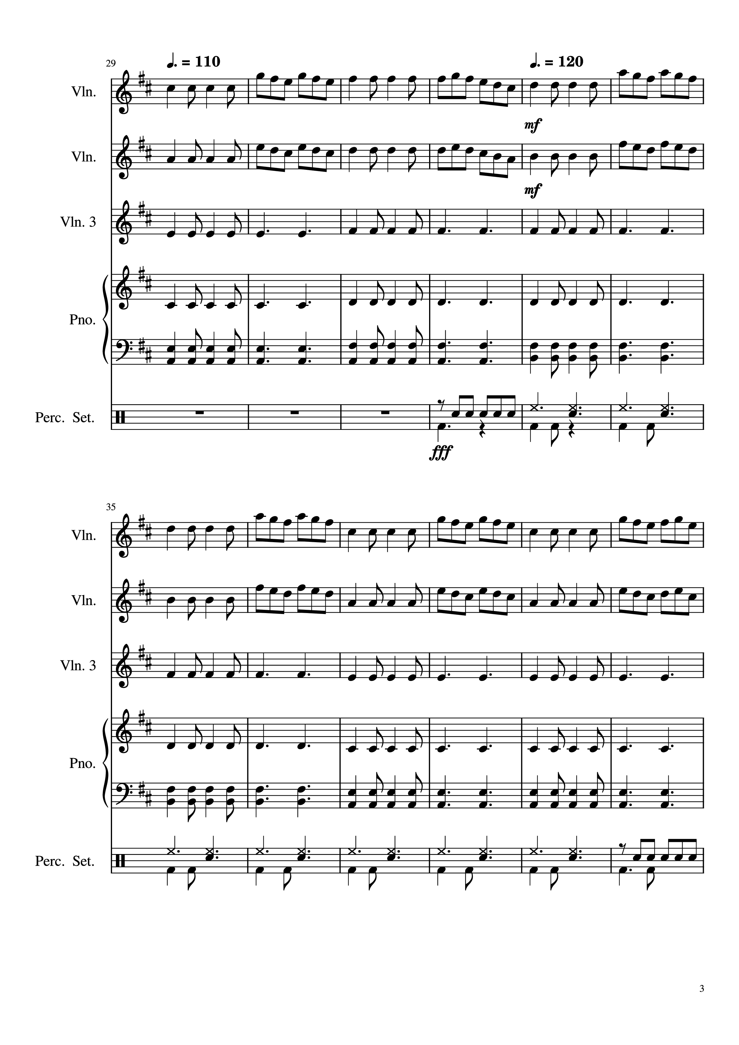 Trang 3 của Sheet nhạc PDF Piano bài hát FIESTA PAGANA Piano - Mago de Oz