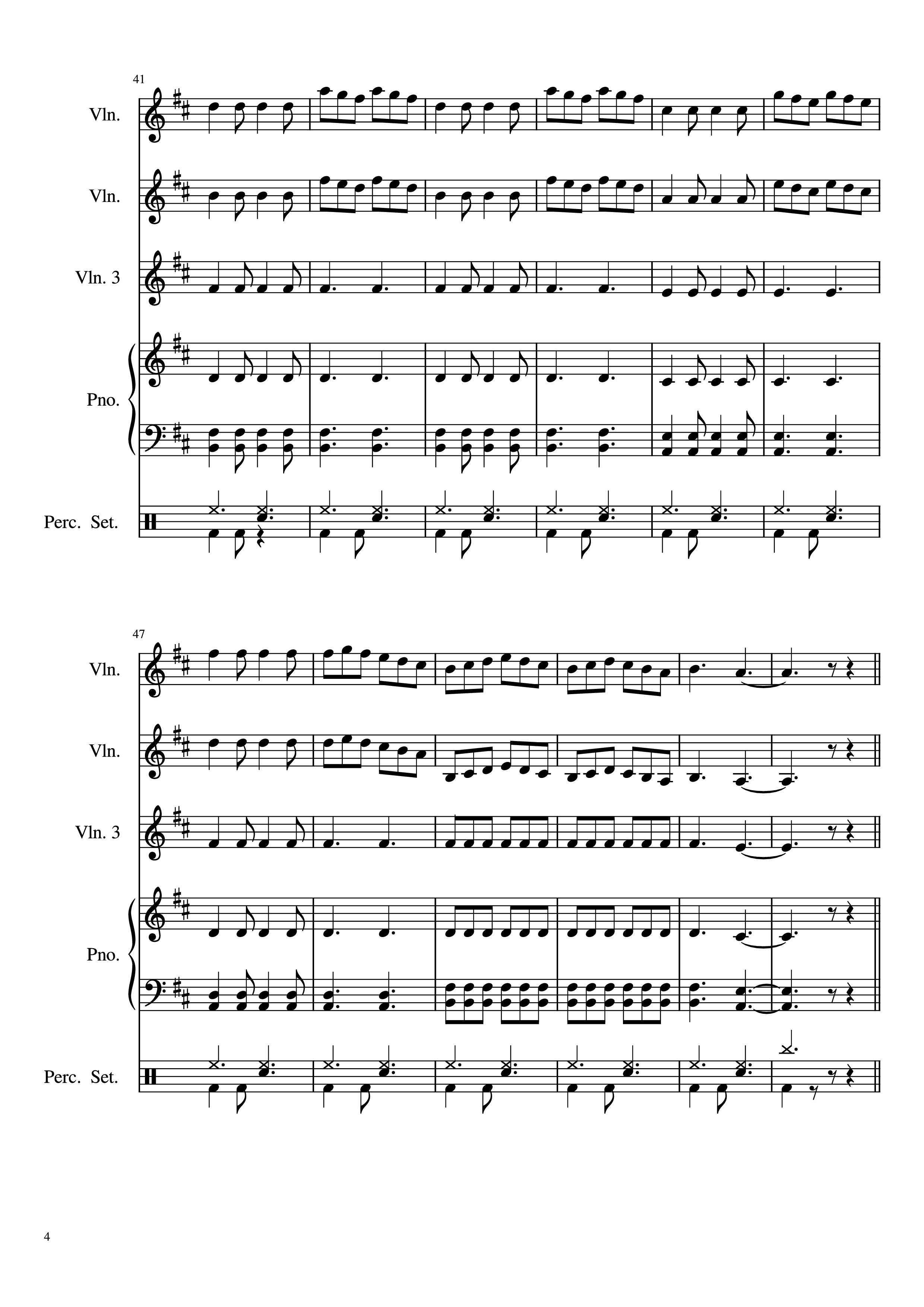 Trang 4 của Sheet nhạc PDF Piano bài hát FIESTA PAGANA Piano - Mago de Oz