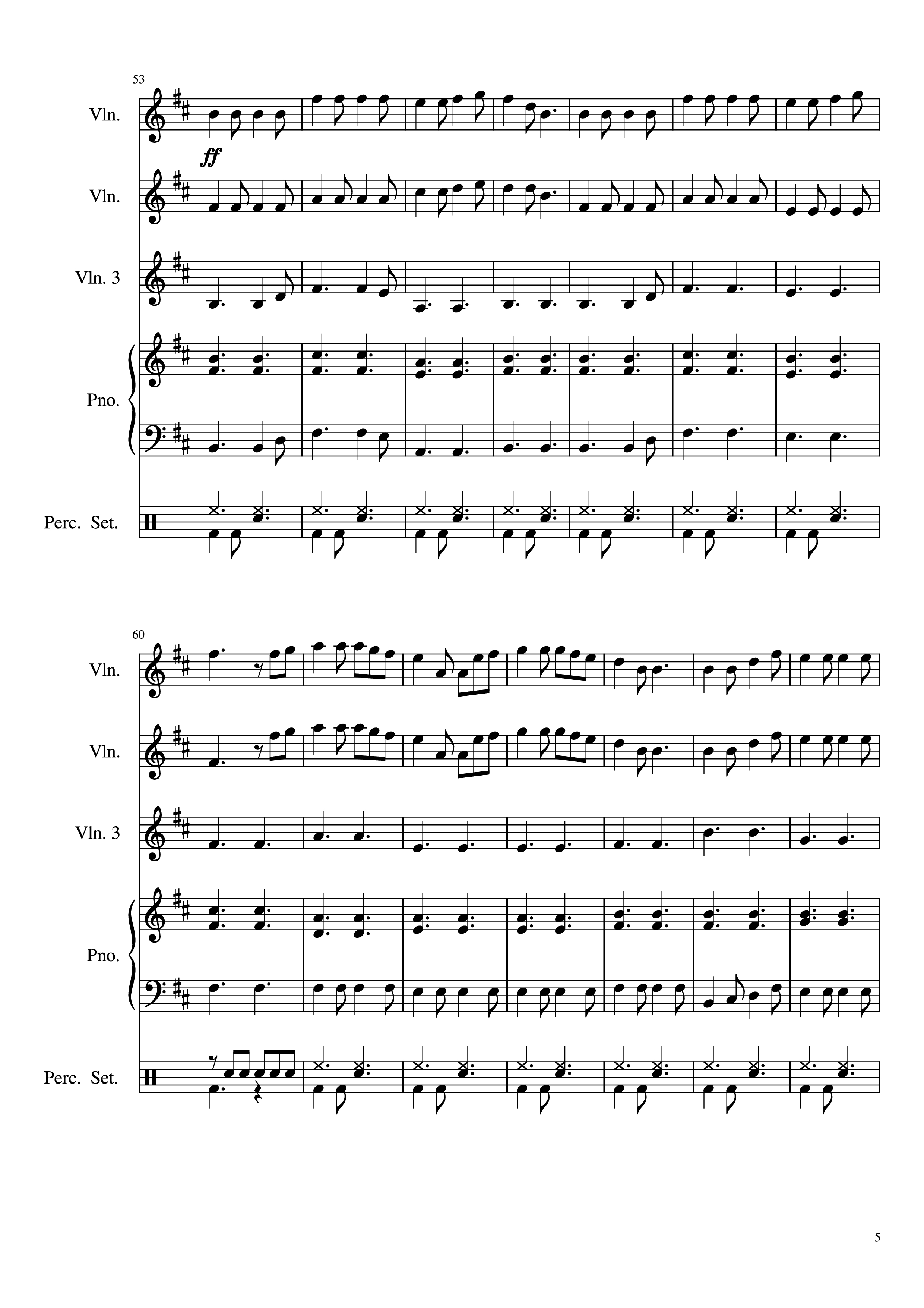 Trang 5 của Sheet nhạc PDF Piano bài hát FIESTA PAGANA Piano - Mago de Oz