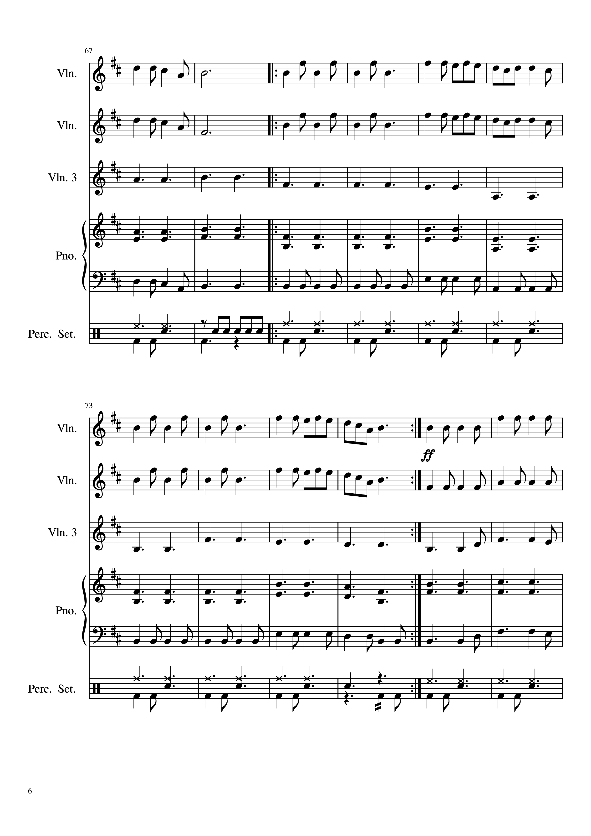 Trang 6 của Sheet nhạc PDF Piano bài hát FIESTA PAGANA Piano - Mago de Oz