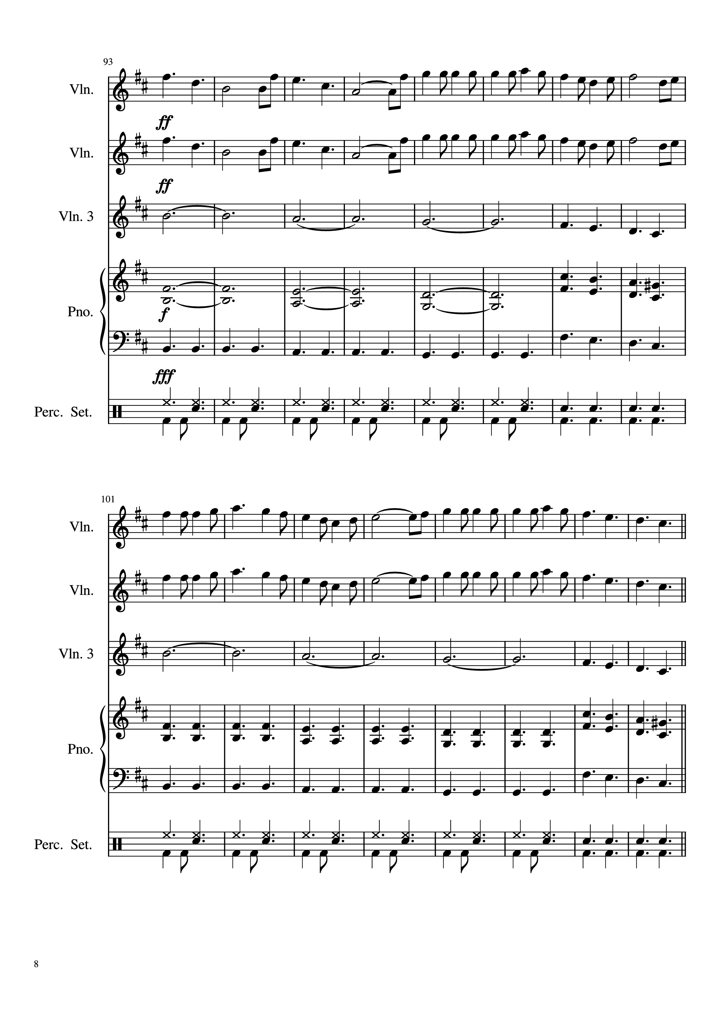 Trang 8 của Sheet nhạc PDF Piano bài hát FIESTA PAGANA Piano - Mago de Oz