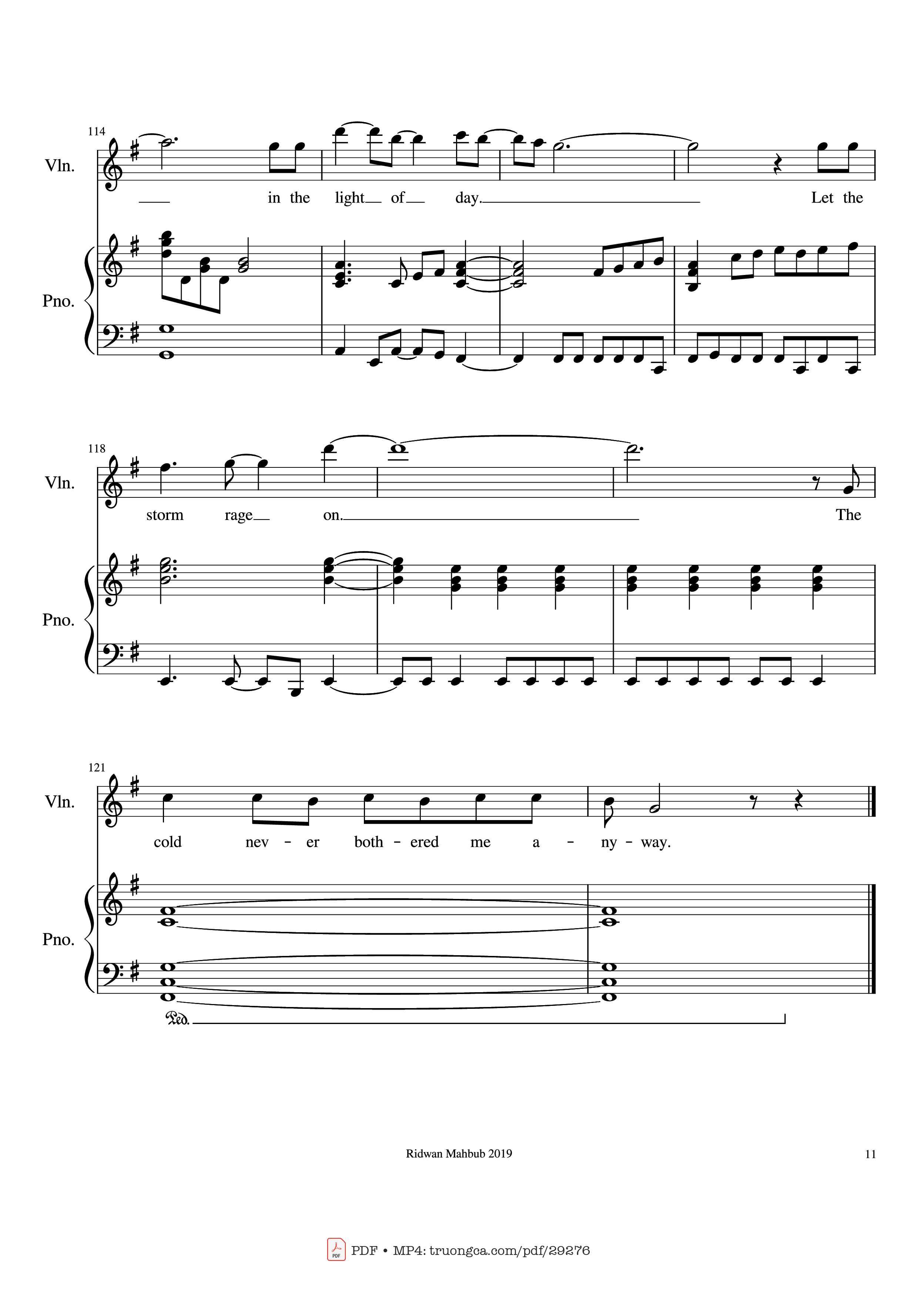 Trang 11 của Sheet nhạc PDF Piano bài hát Let It Go Piano - Bobby Lopez