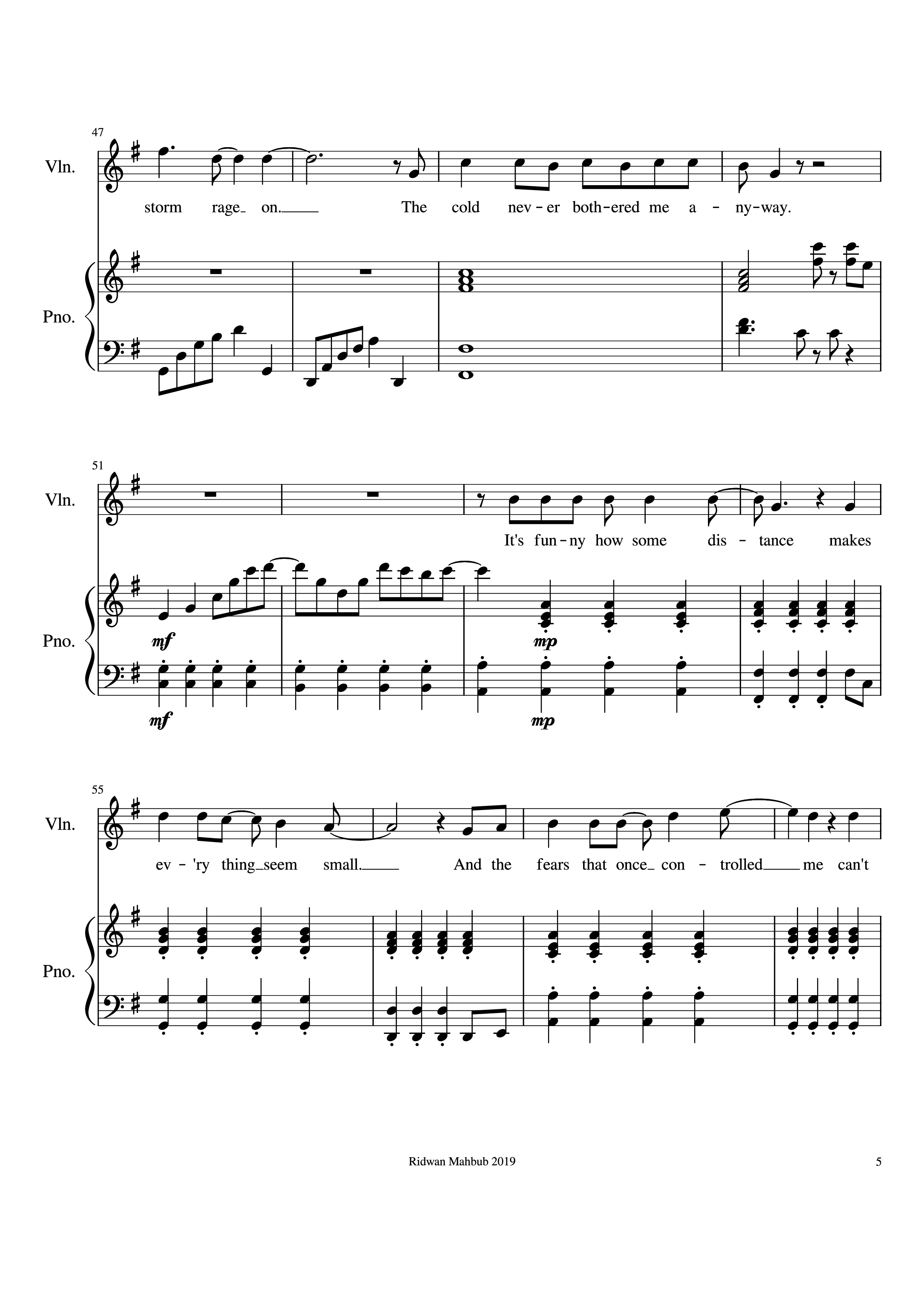 Trang 5 của Sheet nhạc PDF Piano bài hát Let It Go Piano - Bobby Lopez