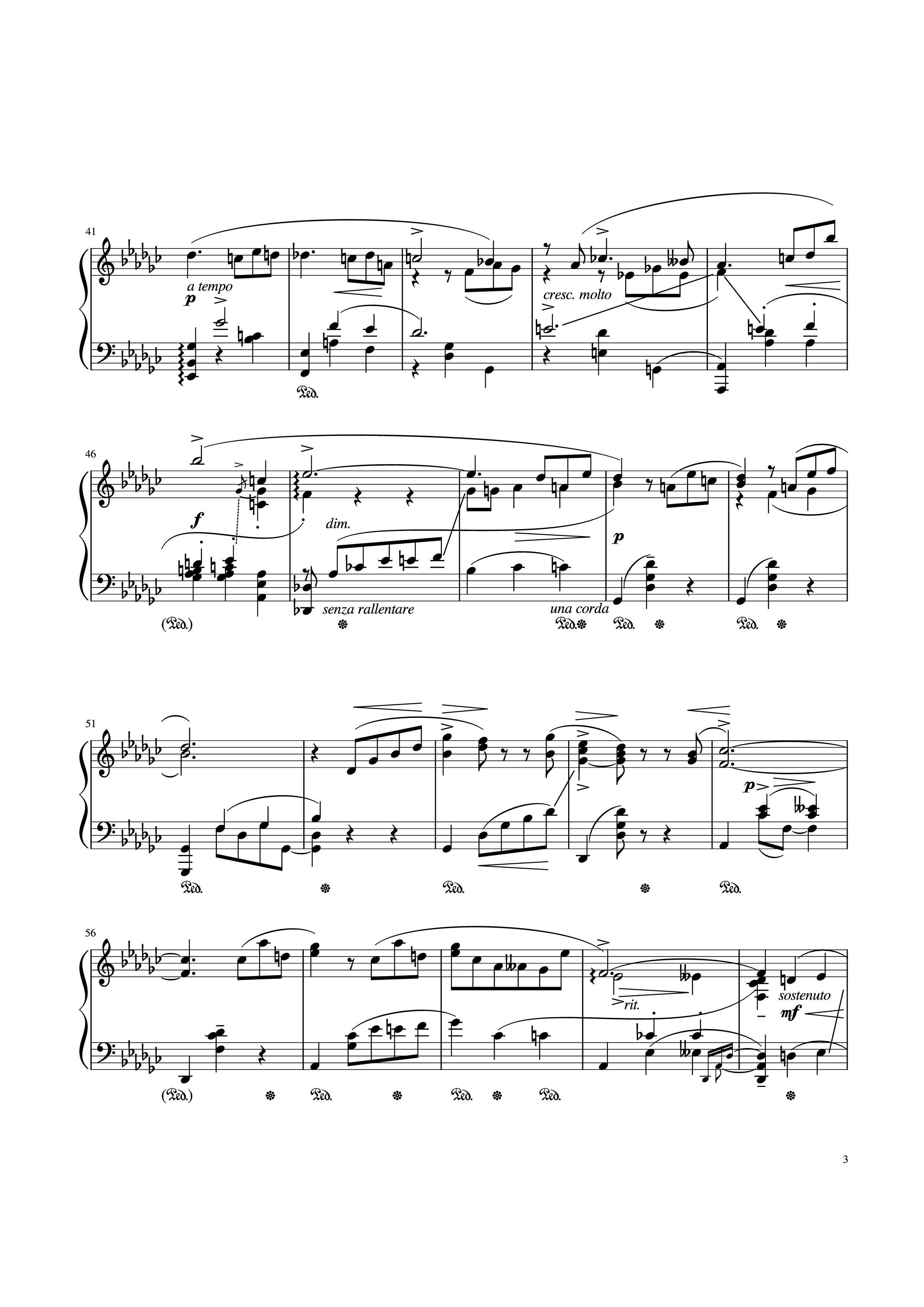 Trang 3 của Sheet nhạc PDF bài hát Old Vienna Piano - Leopold Godowsky
