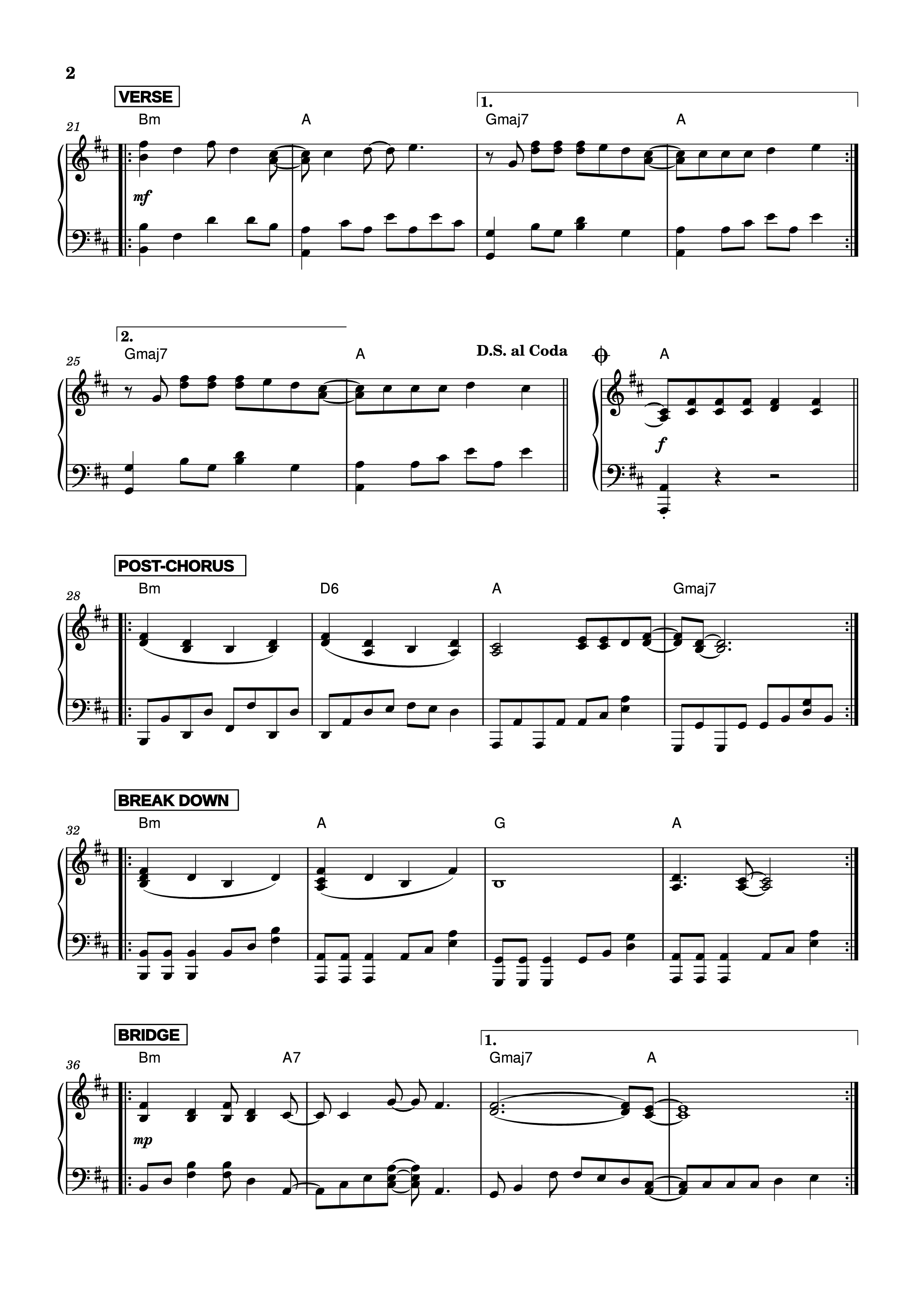 Trang 2 của Sheet nhạc PDF Piano bài hát LOLA Piano - Superbus