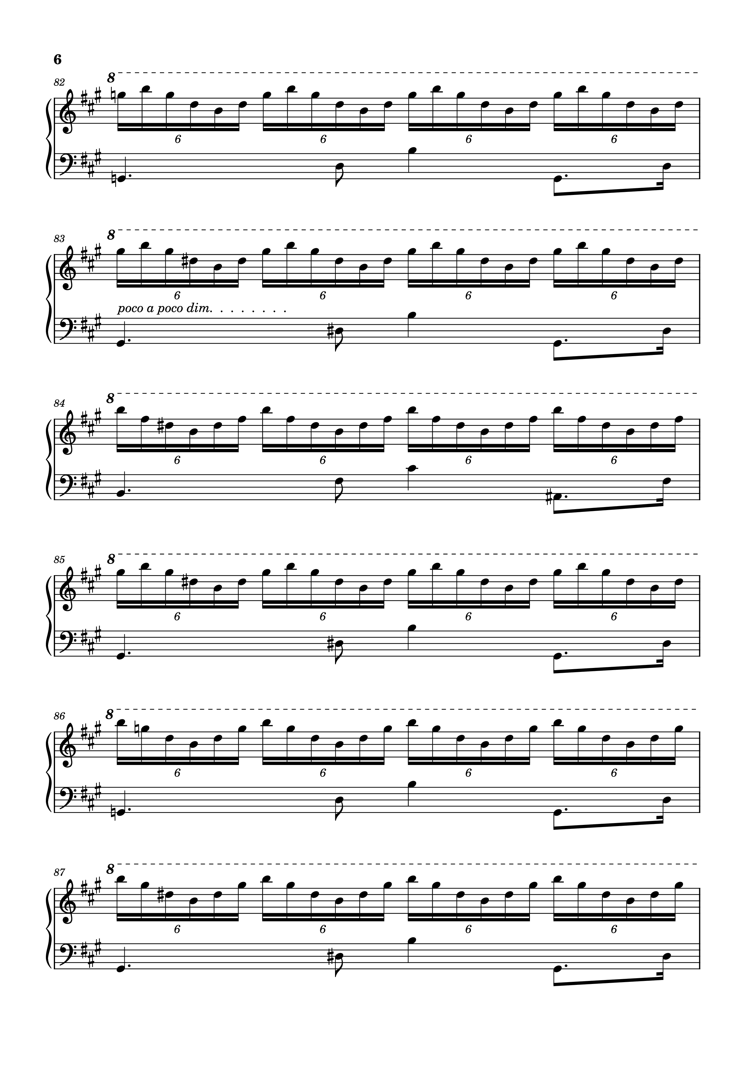 Trang 6 của Sheet nhạc PDF Piano bài hát Lady Grinning Soul Piano - Words & Music by David Bowie