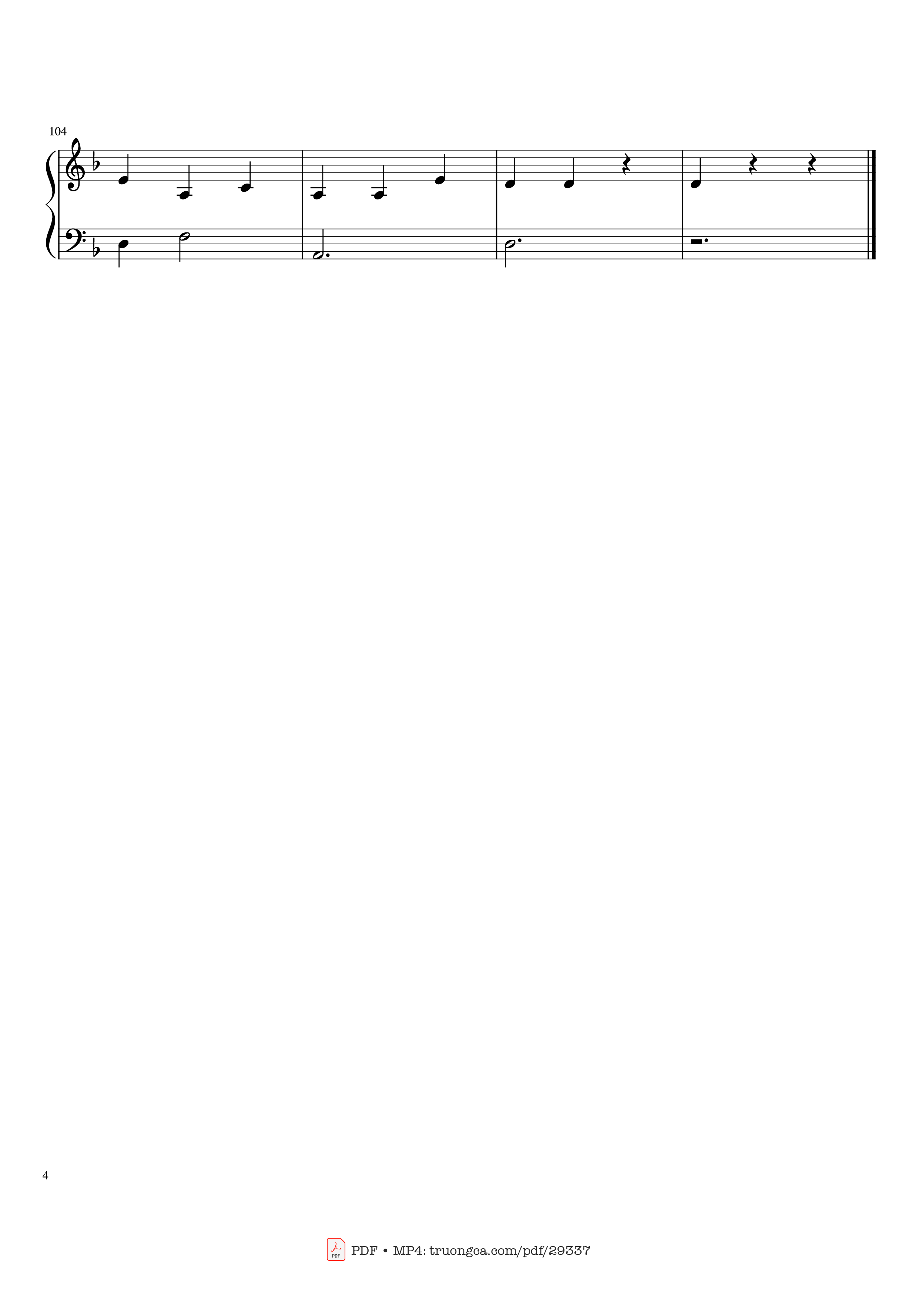 Trang 4 của Sheet nhạc PDF Piano bài hát Davy Jones Theme Piano - Undefined