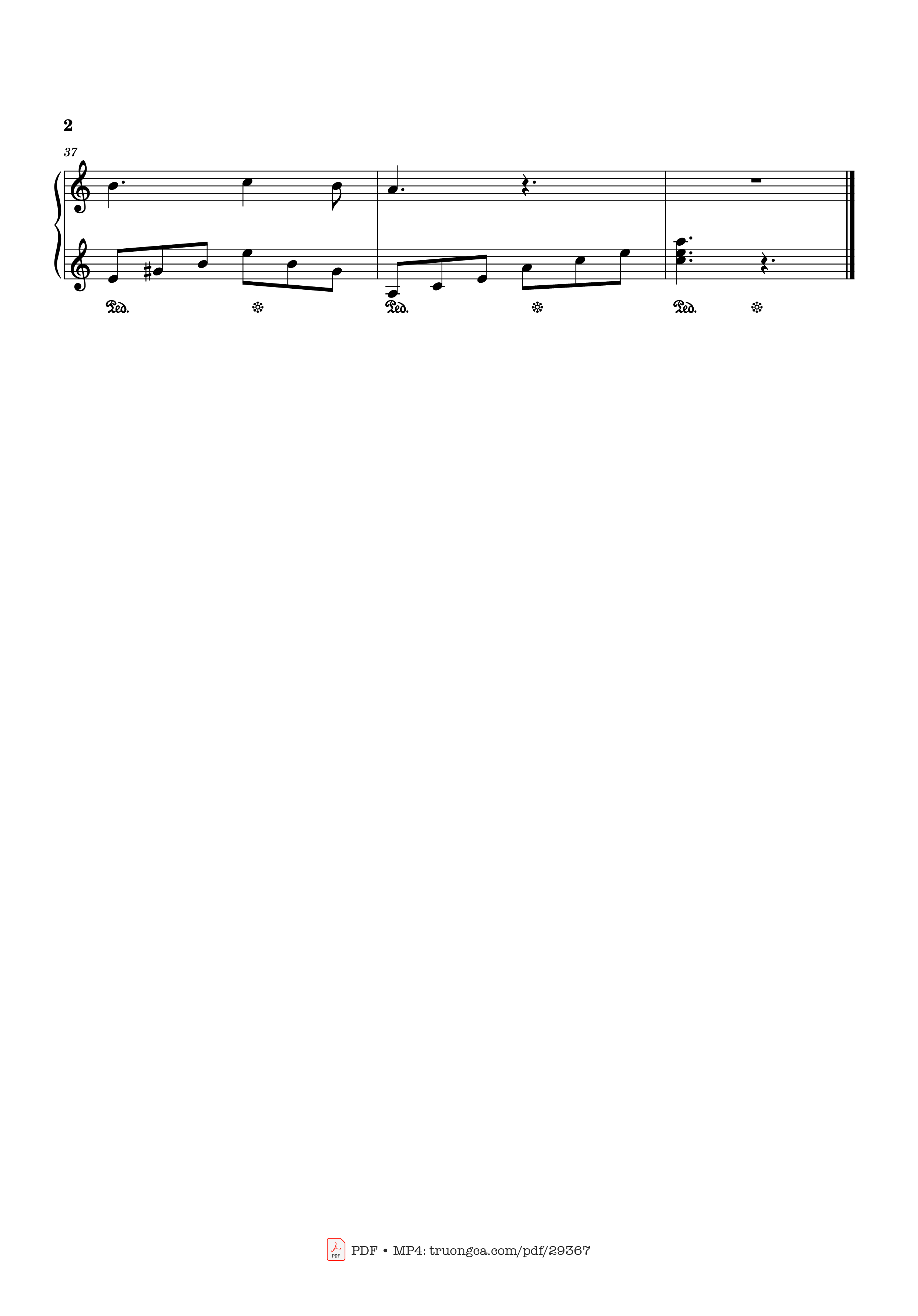 Trang 2 của Sheet nhạc PDF Piano bài hát Ván Bài lật ngửa Piano - Thanh Tùng