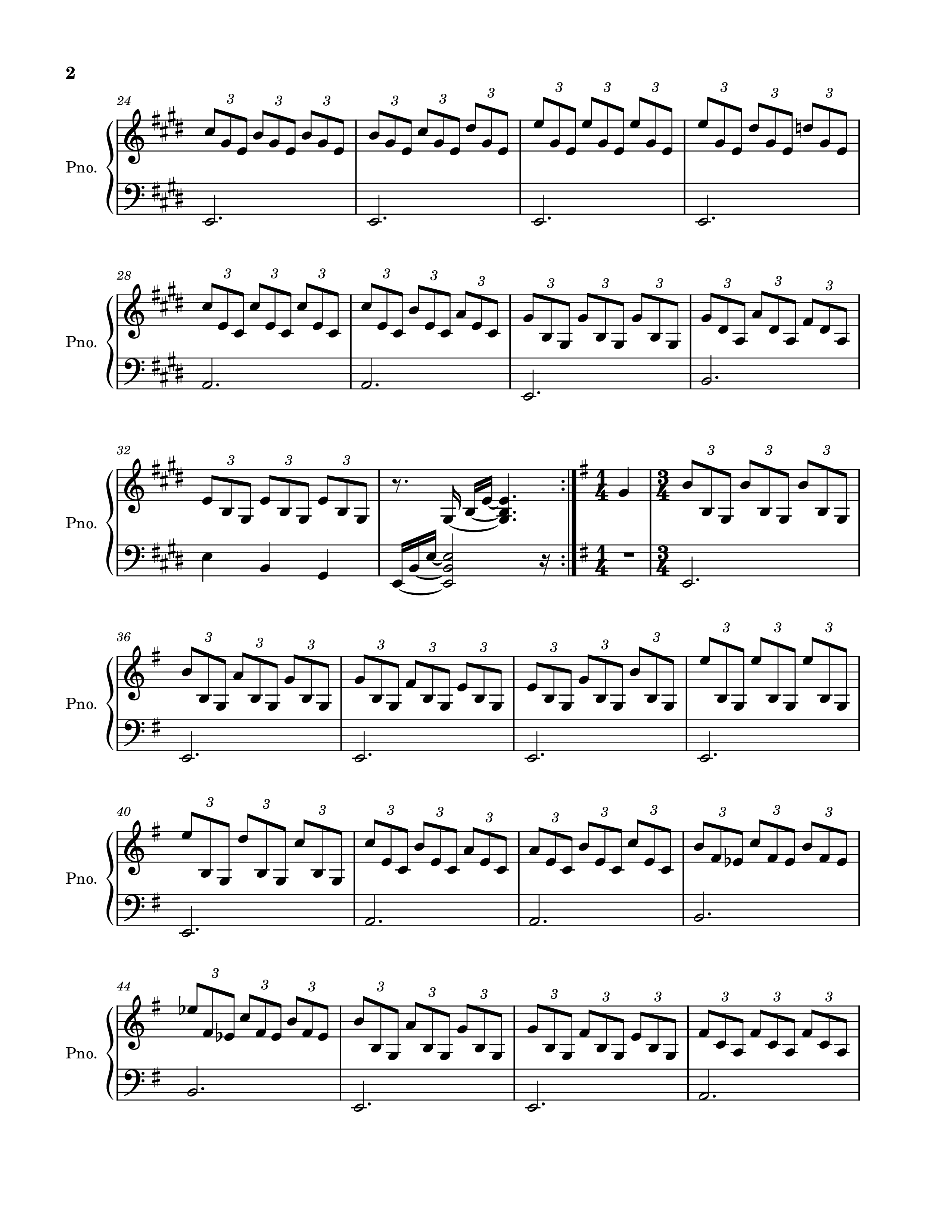 Trang 2 của Sheet nhạc PDF Piano bài hát Romance d