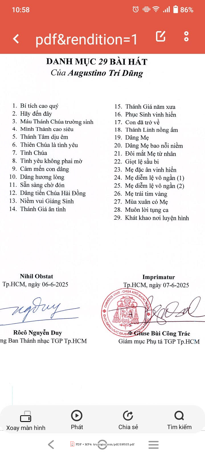 Trang 2 của Sheet nhạc PDF bài hát Mùa xuân có Mẹ - Agustino Trí Dũng