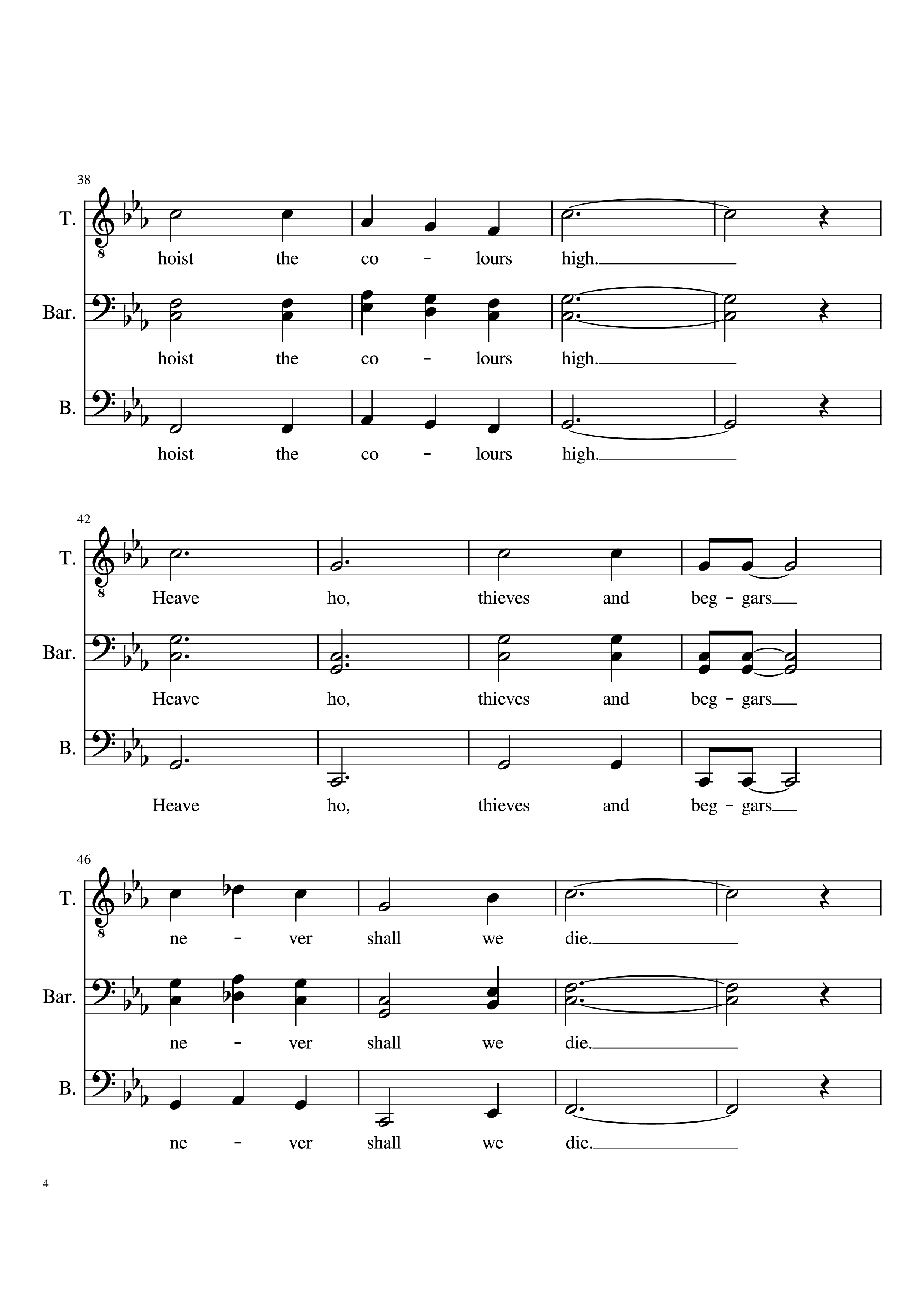 Trang 4 của Sheet nhạc PDF bài hát Hoist the Colours - Colm R. McGuinness