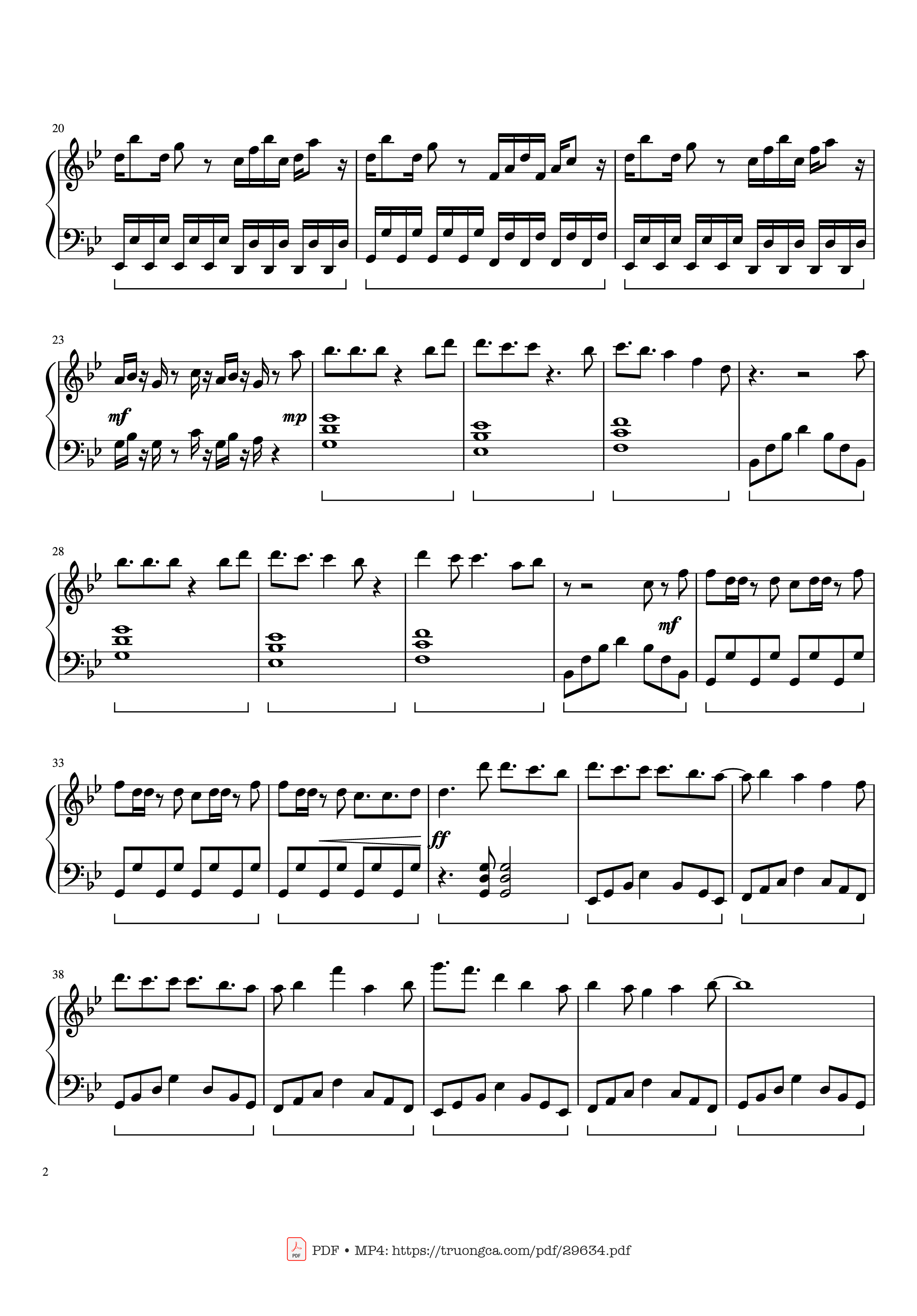 Trang 2 của Sheet nhạc PDF Piano bài hát Unravel Piano - Composed by TK Arranged by Roger Nguyen Edited by Max Tan