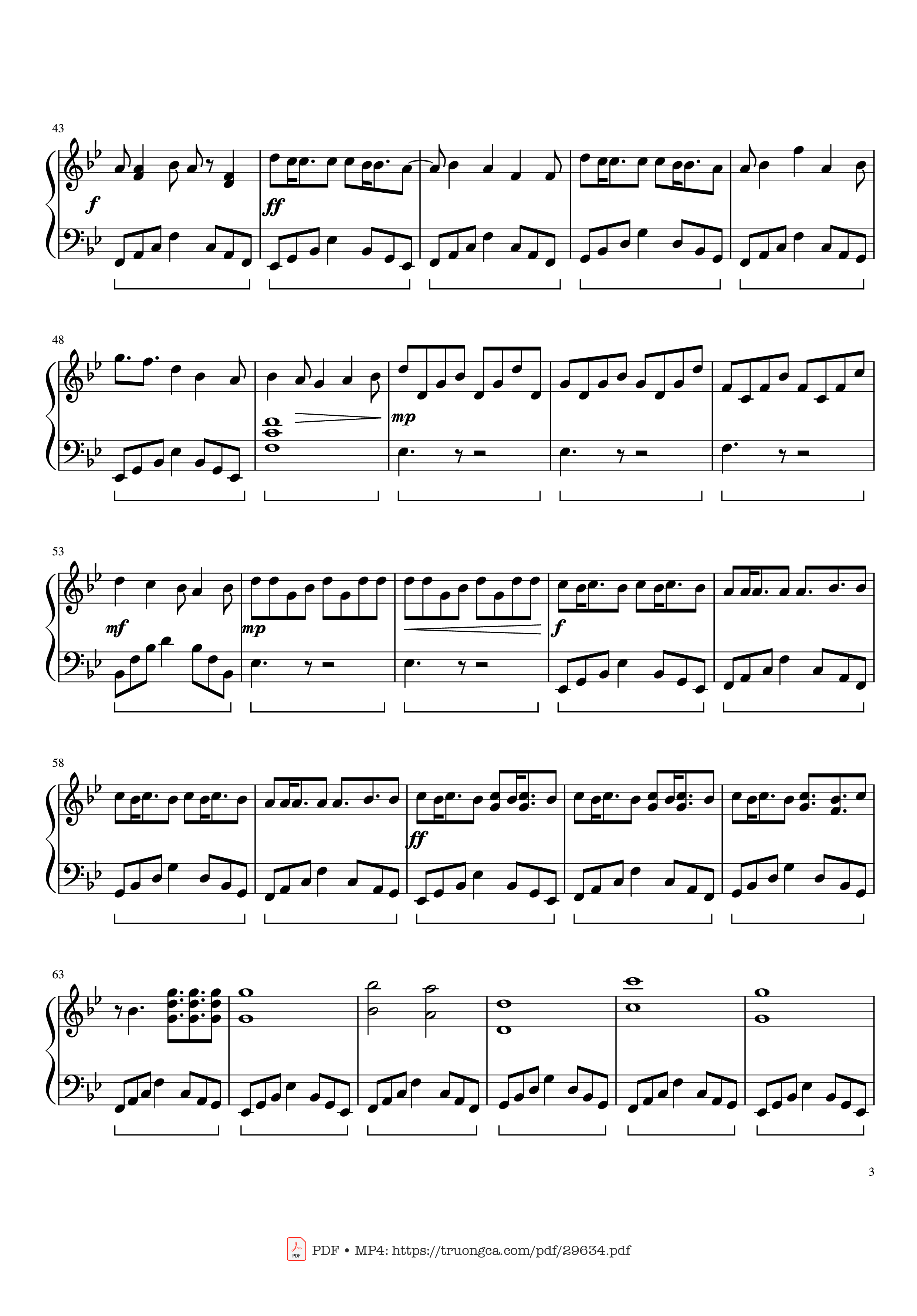 Trang 3 của Sheet nhạc PDF Piano bài hát Unravel Piano - Composed by TK Arranged by Roger Nguyen Edited by Max Tan