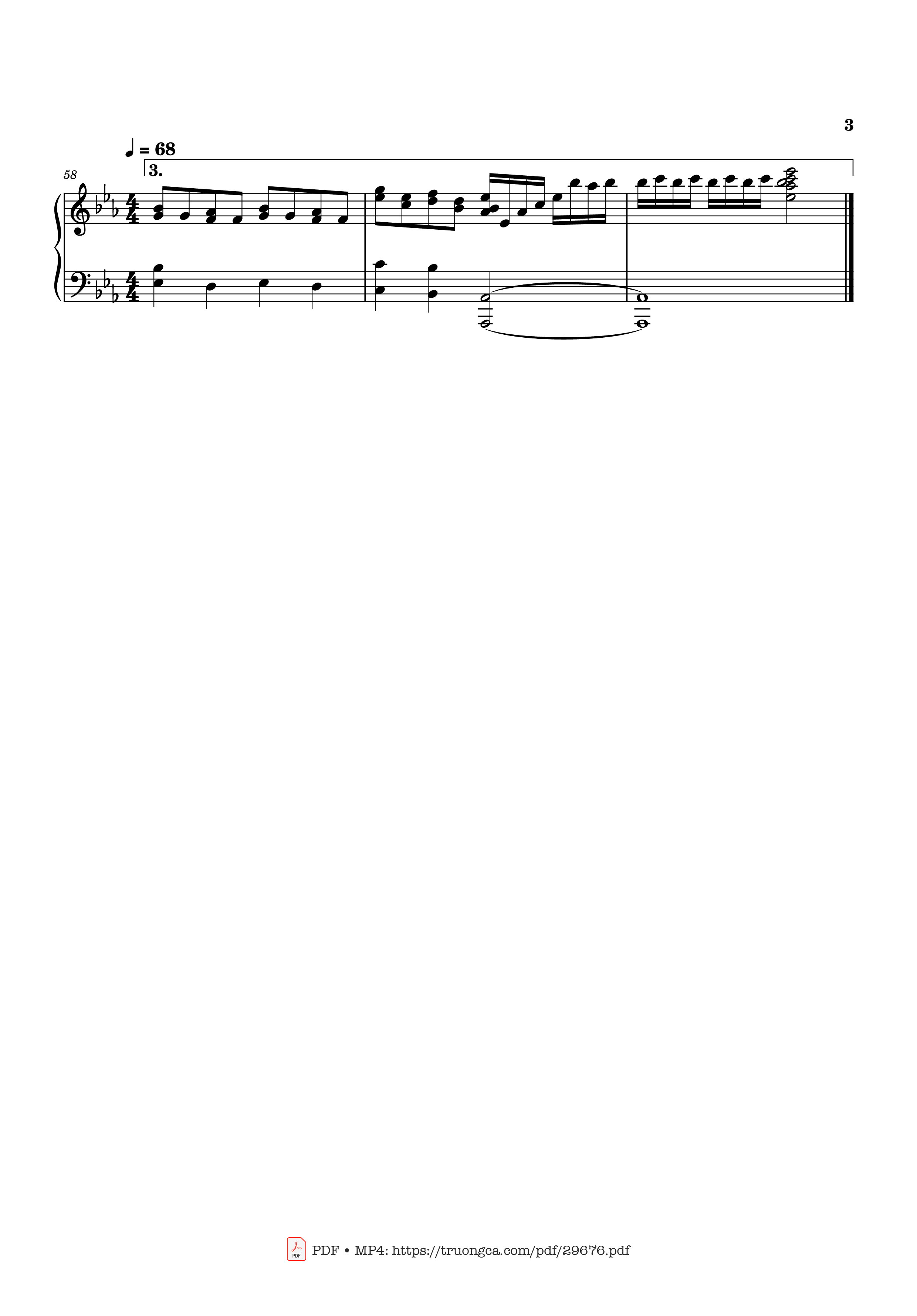 Trang 3 của Sheet nhạc PDF Piano bài hát Martha Piano - Tom Waits