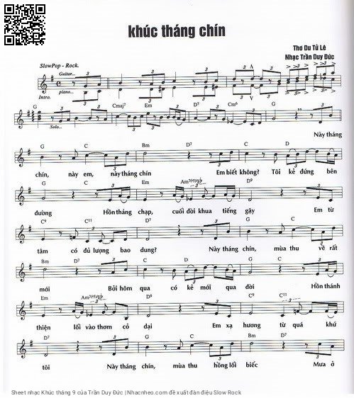 Khúc tháng 9 - Trần Duy Đức