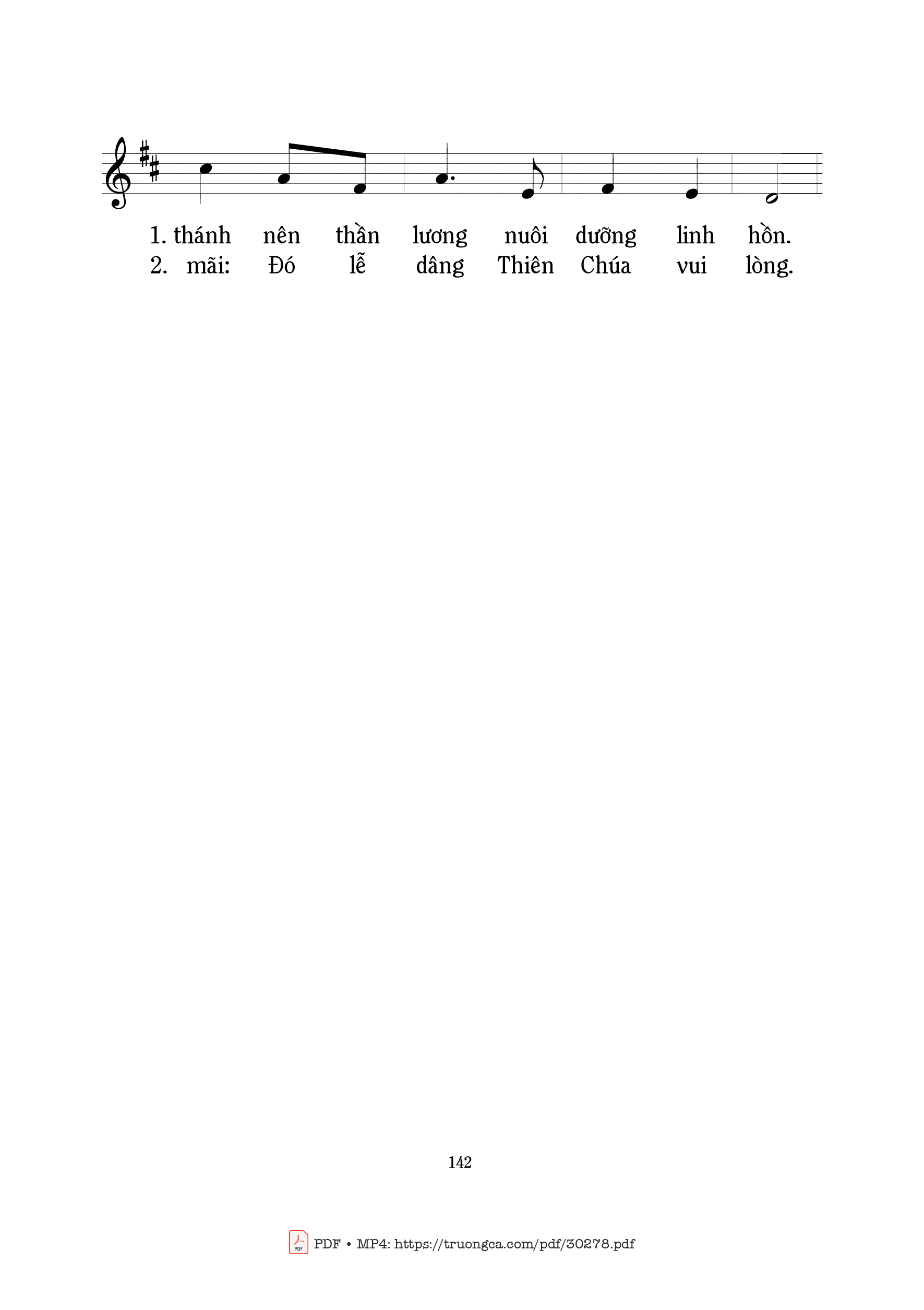 Trang 2 của Sheet nhạc PDF bài hát Nầy là tấm bánh - Mi Trầm