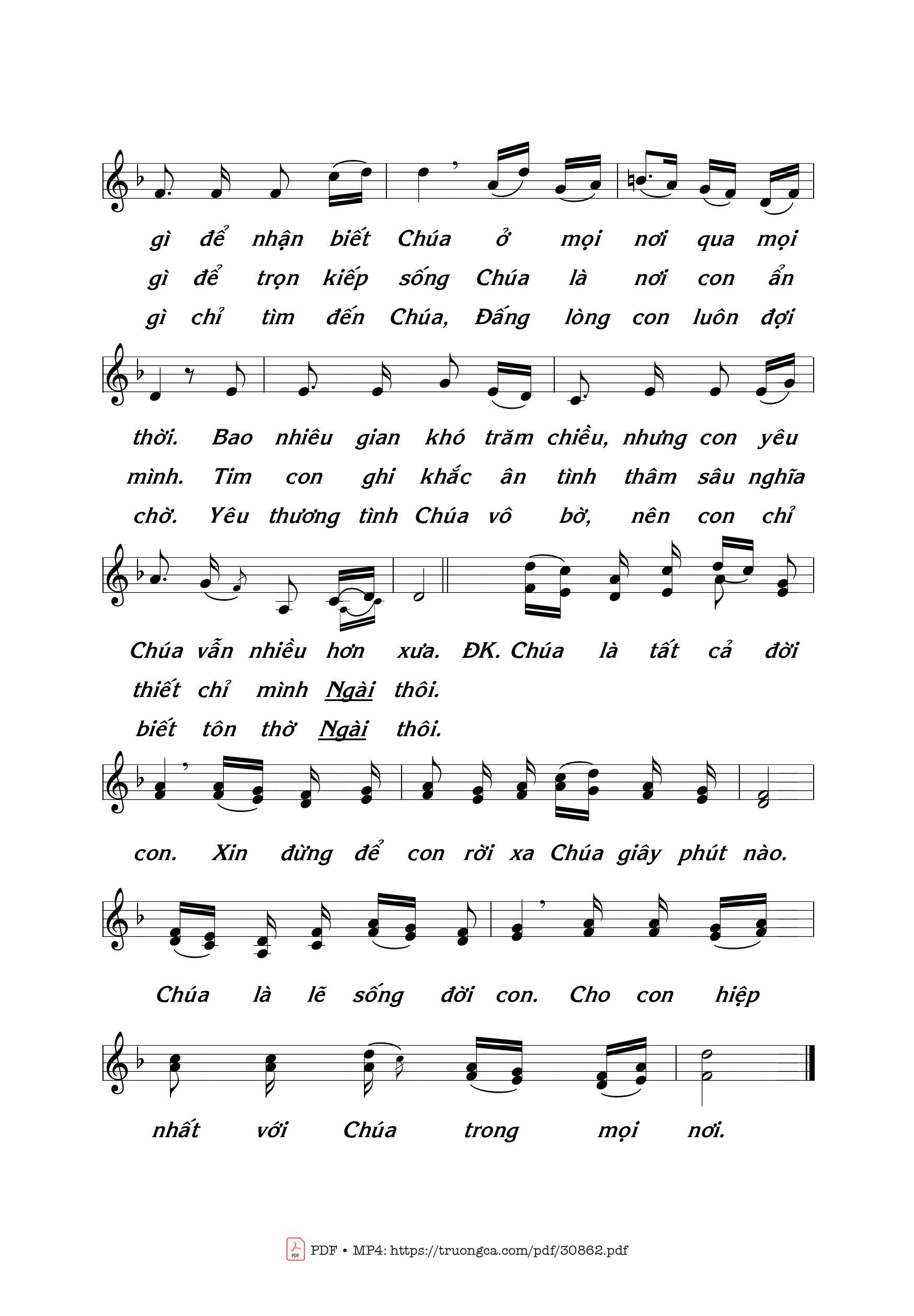 Trang 2 của Sheet nhạc PDF bài hát Con muốn - Thái Nguyên