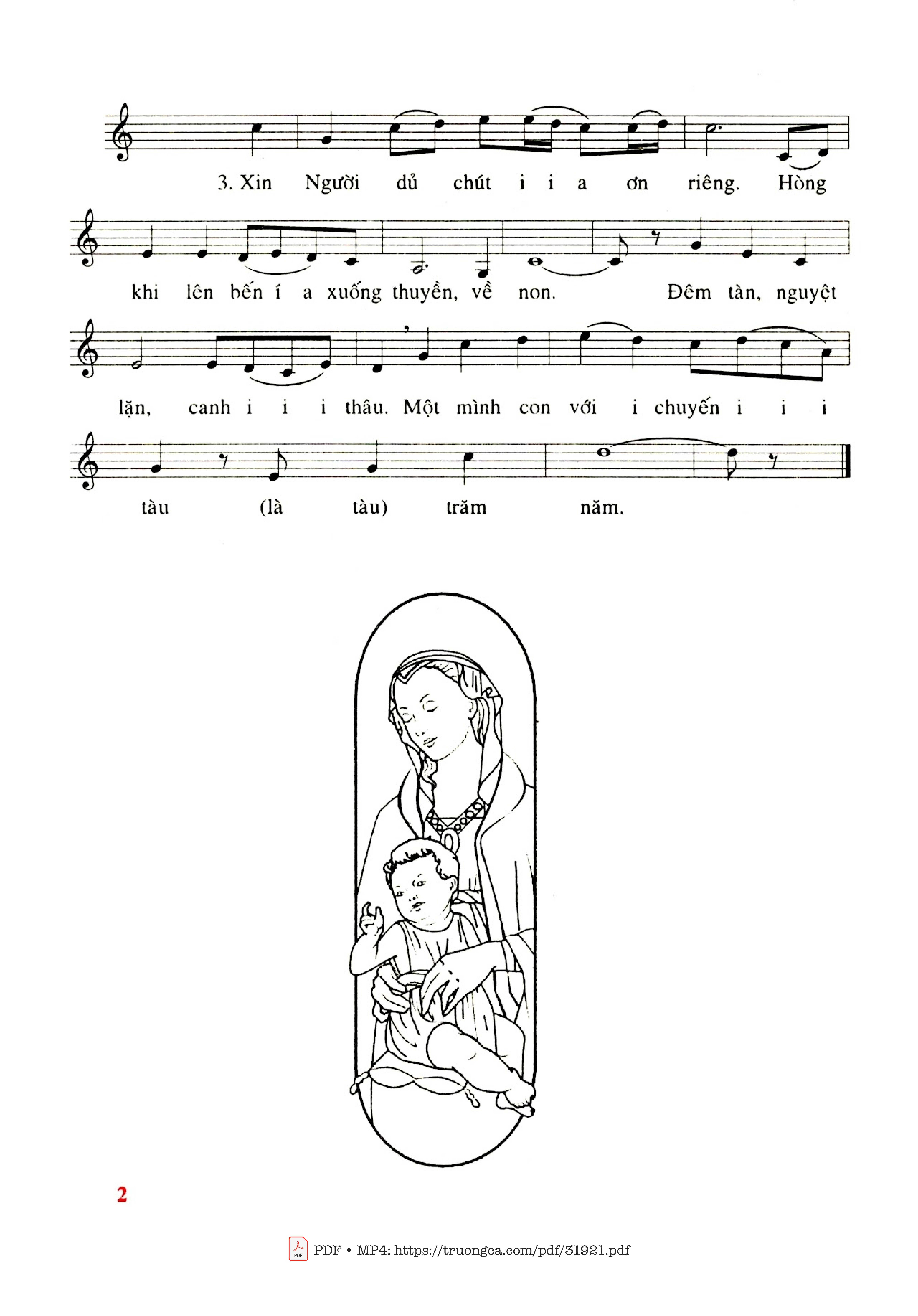 Trang 2 của Sheet nhạc PDF bài hát Lời Dâng - Phanxico