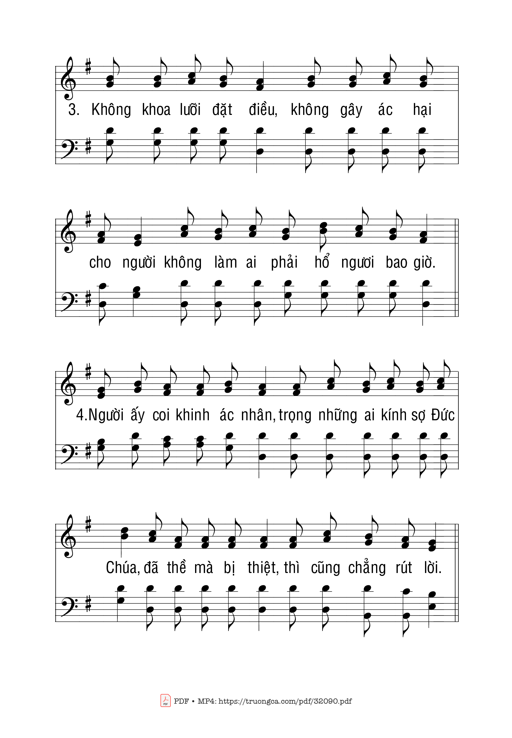 Trang 2 của Sheet nhạc PDF bài hát Thánh Vịnh 15 - Ngọc Linh