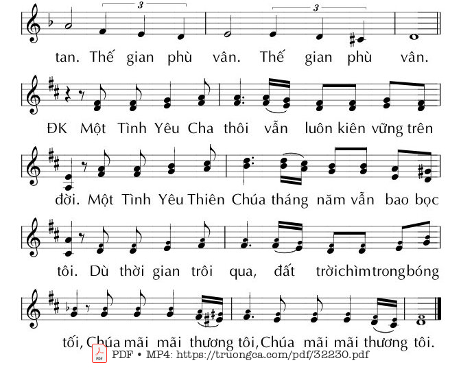 Trang 2 của Sheet nhạc PDF bài hát Dòng Đời - Mai Nguyễn Vũ