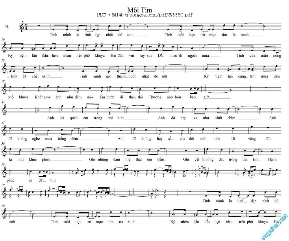 Môi Tím - Khúc Lan