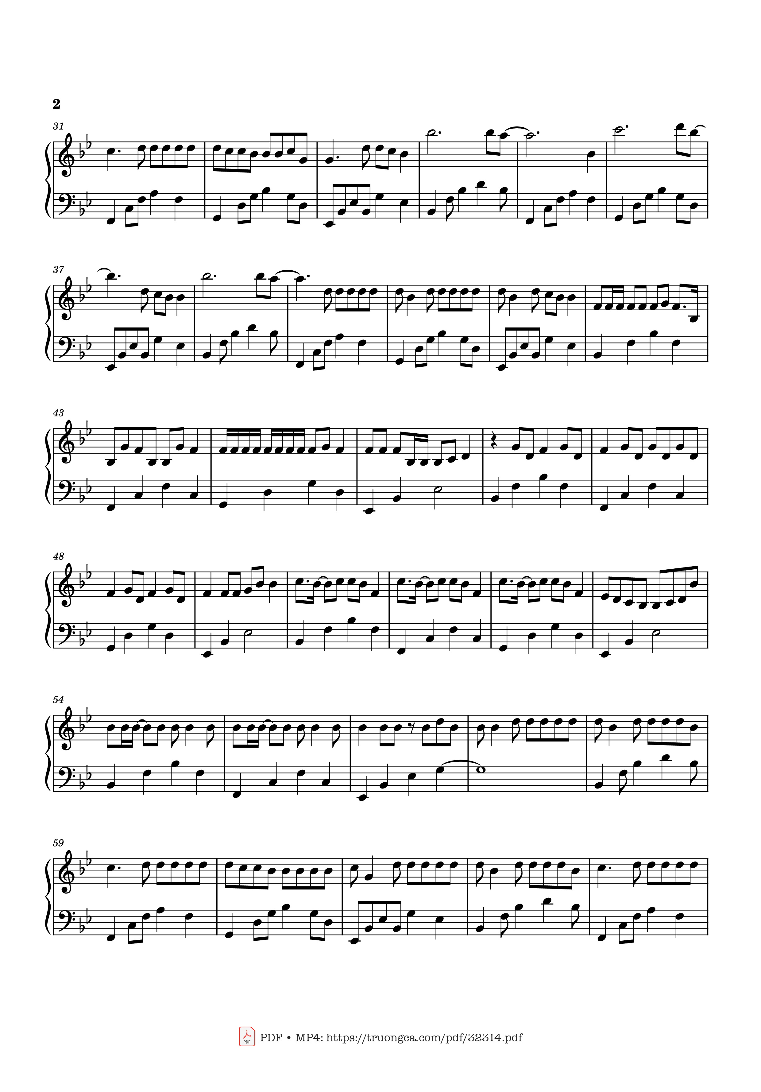 Trang 2 của Sheet nhạc PDF Piano bài hát I Like U Like Piano - 时代少年团
