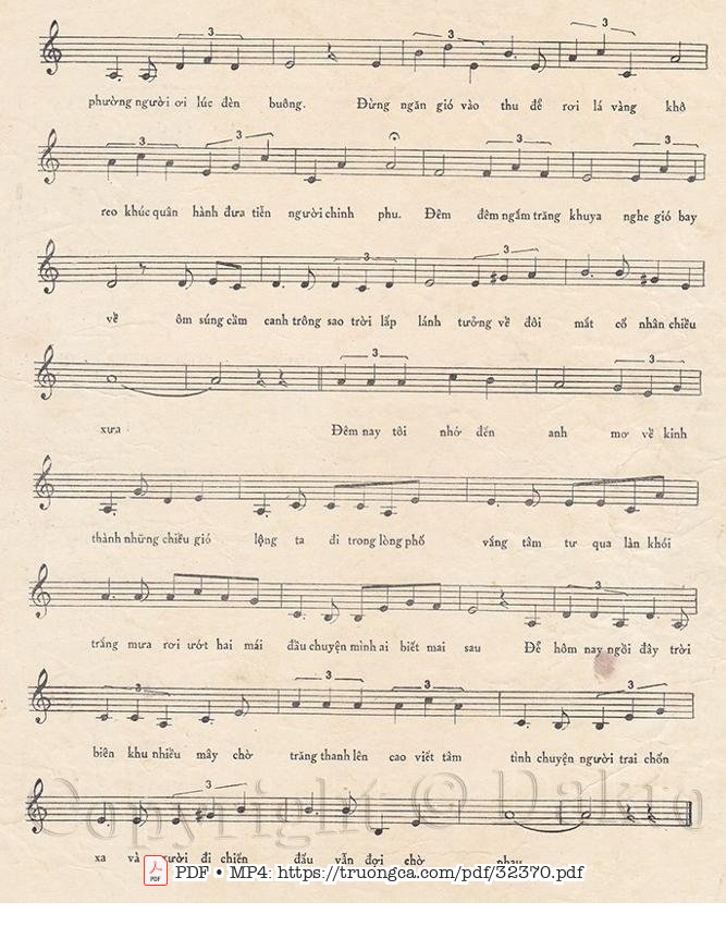 Trang 2 của Sheet nhạc PDF bài hát Chiều thương đô thị - Hoài Linh