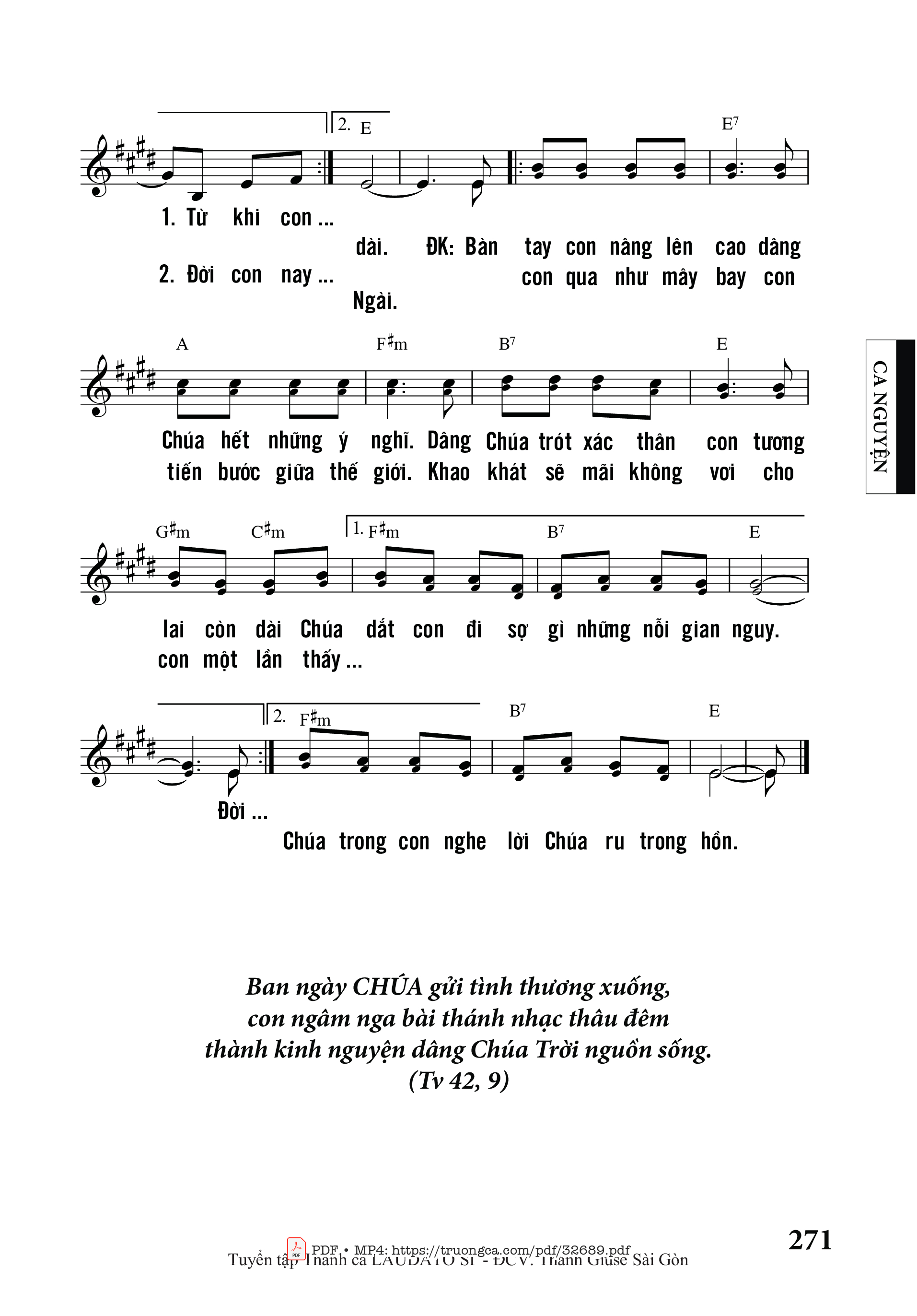 Trang 2 của Sheet nhạc PDF bài hát Lời Thiêng 2 - Xuân Tưởng