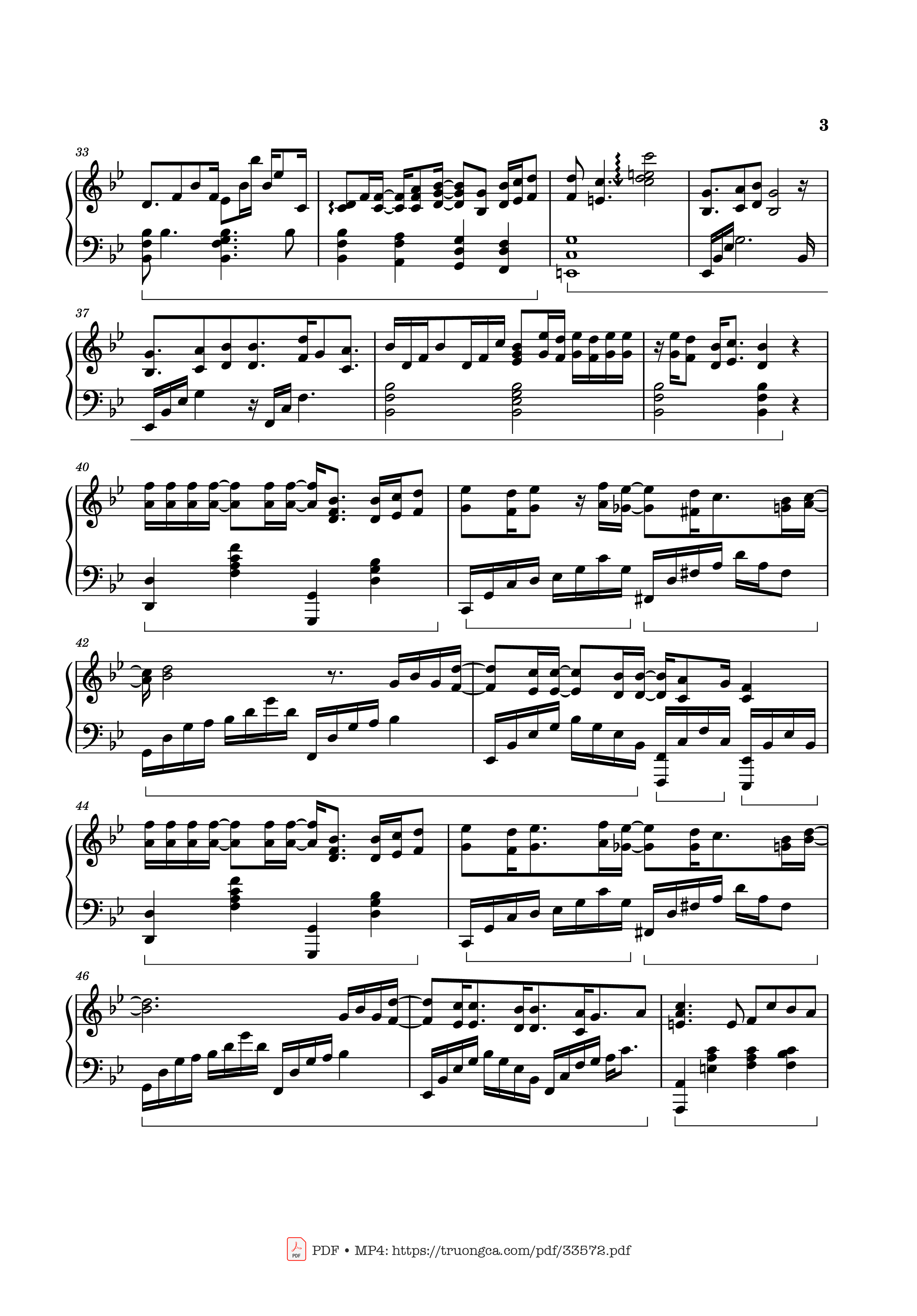 Trang 3 của Sheet nhạc PDF Piano bài hát Got To Believe in Magic Piano - Ethan Javier