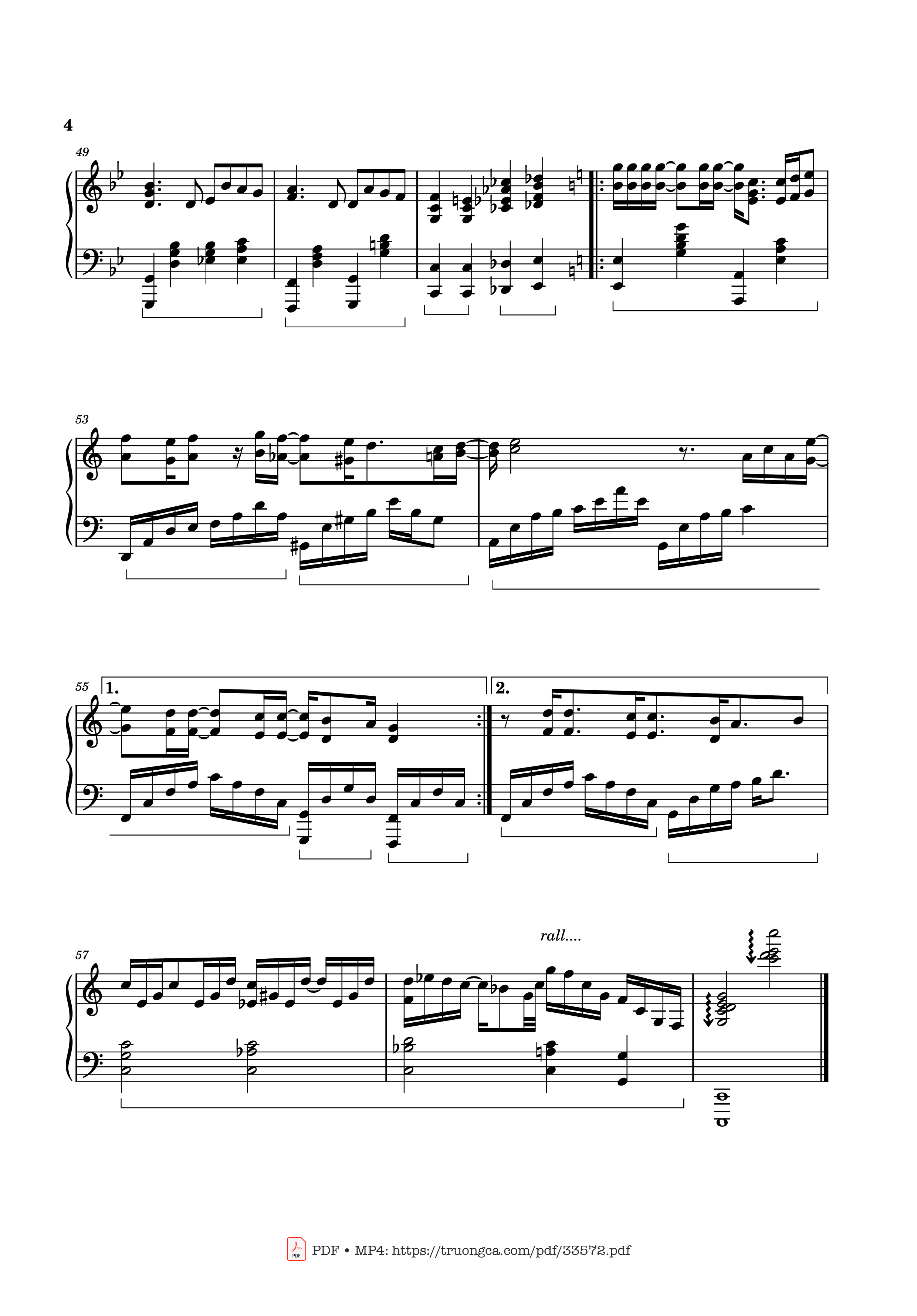 Trang 4 của Sheet nhạc PDF Piano bài hát Got To Believe in Magic Piano - Ethan Javier