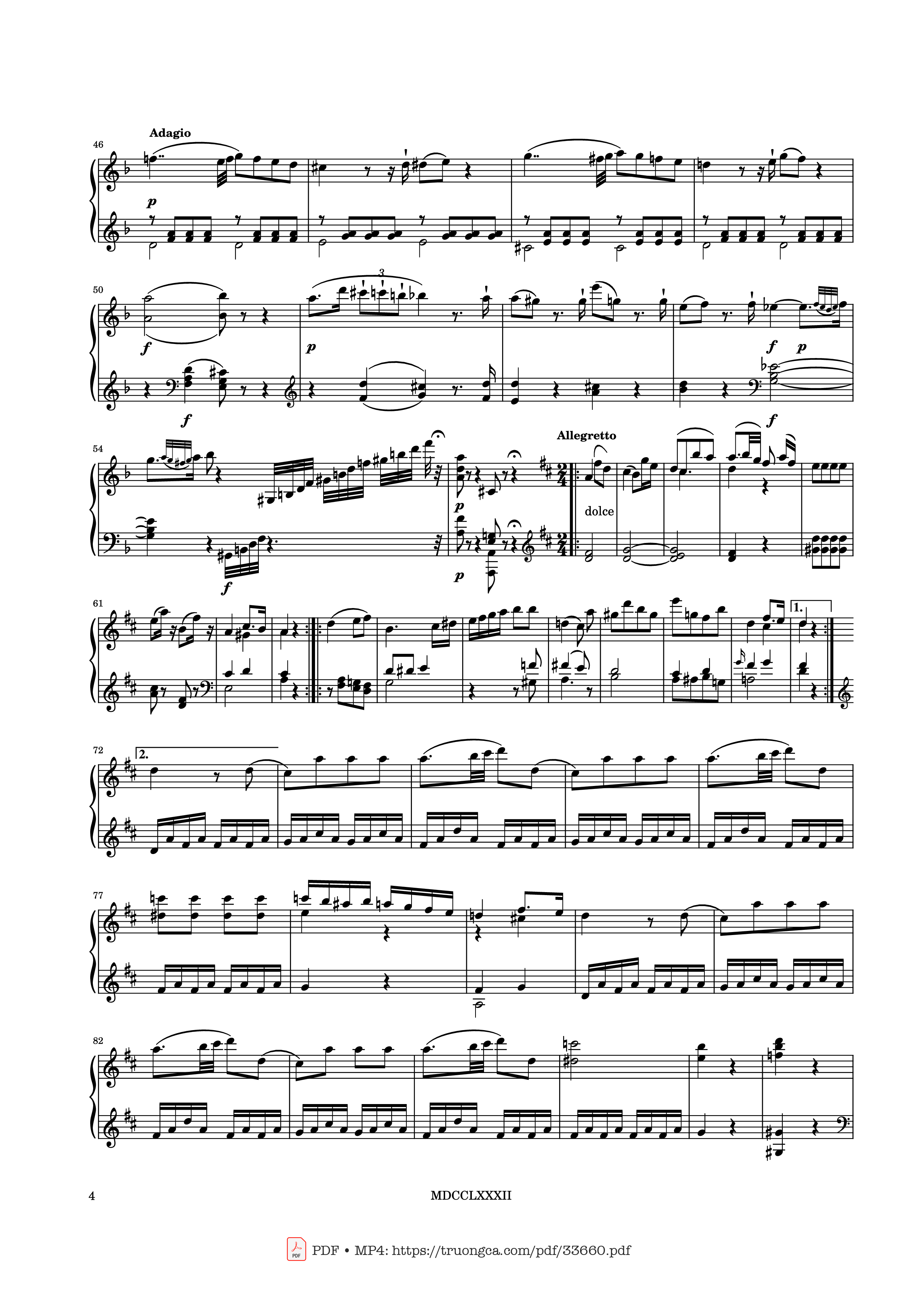 Trang 4 của Sheet nhạc PDF Piano bài hát Phantasie No. 3 in D Minor K397 Piano - Wolfgang Amadeus Mozart