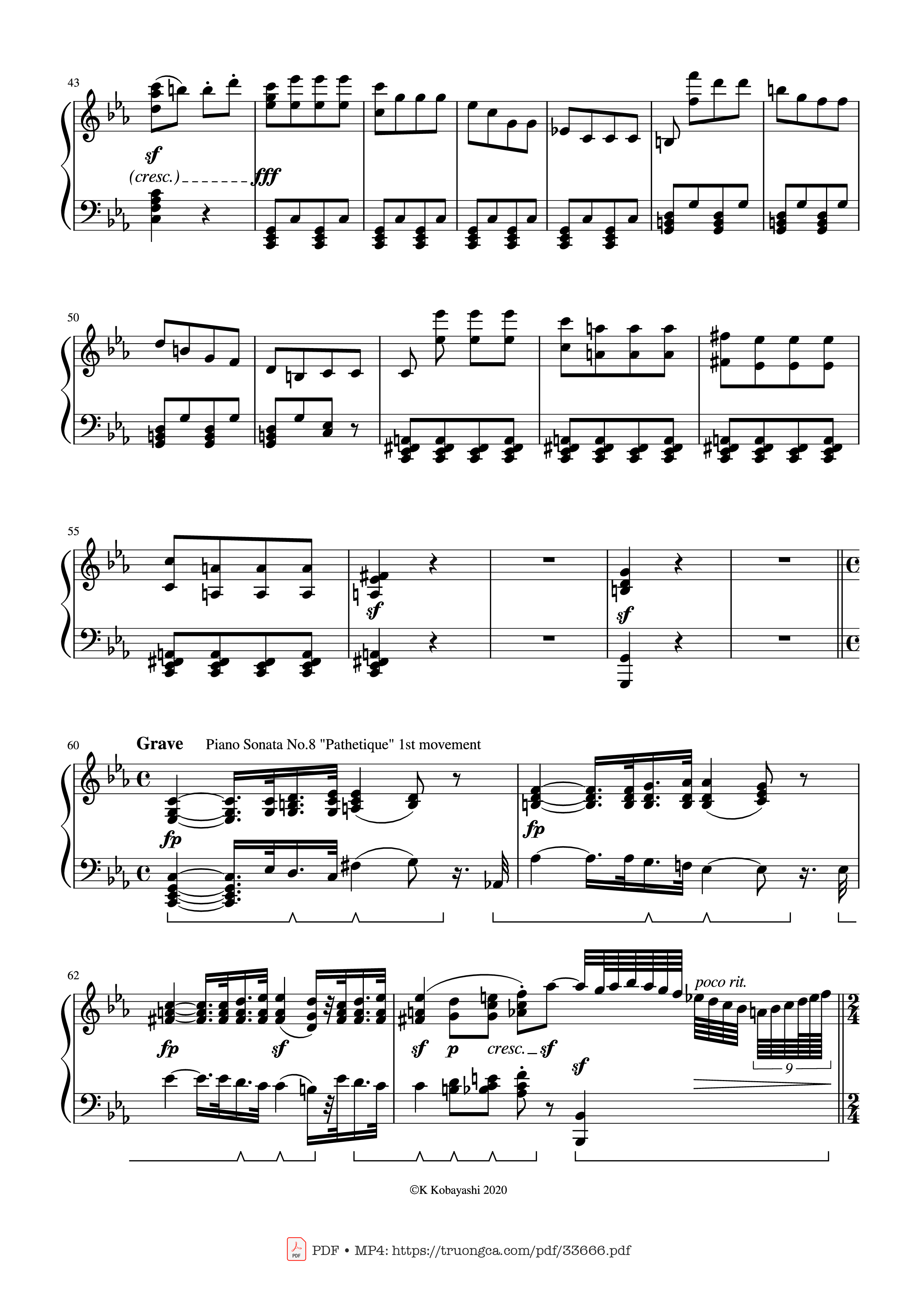 Trang 2 của Sheet nhạc PDF Piano bài hát Beethoven Medley for classical Piano beginners - Ludwig van Beethoven