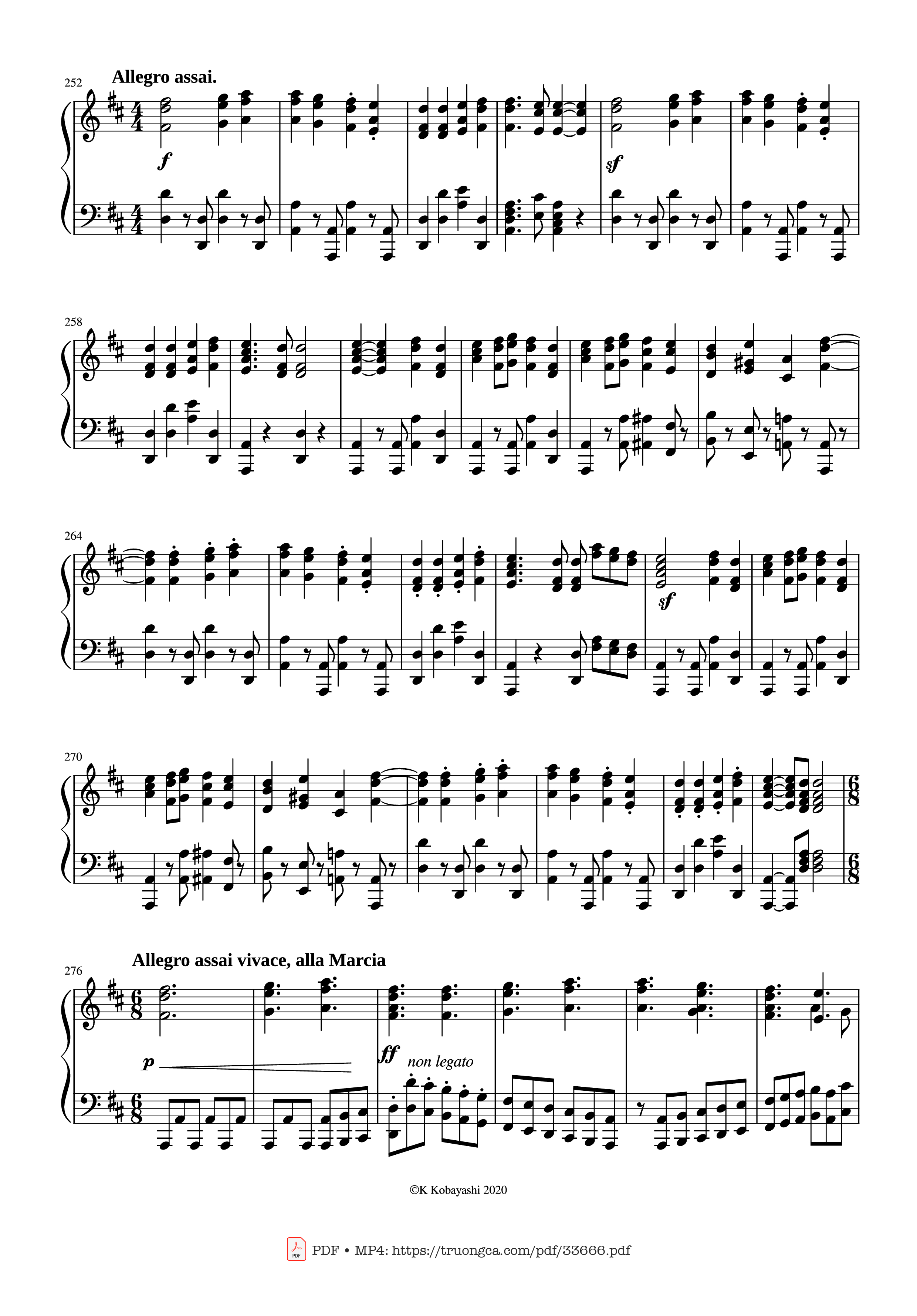 Trang 12 của Sheet nhạc PDF Piano bài hát Beethoven Medley for classical Piano beginners - Ludwig van Beethoven