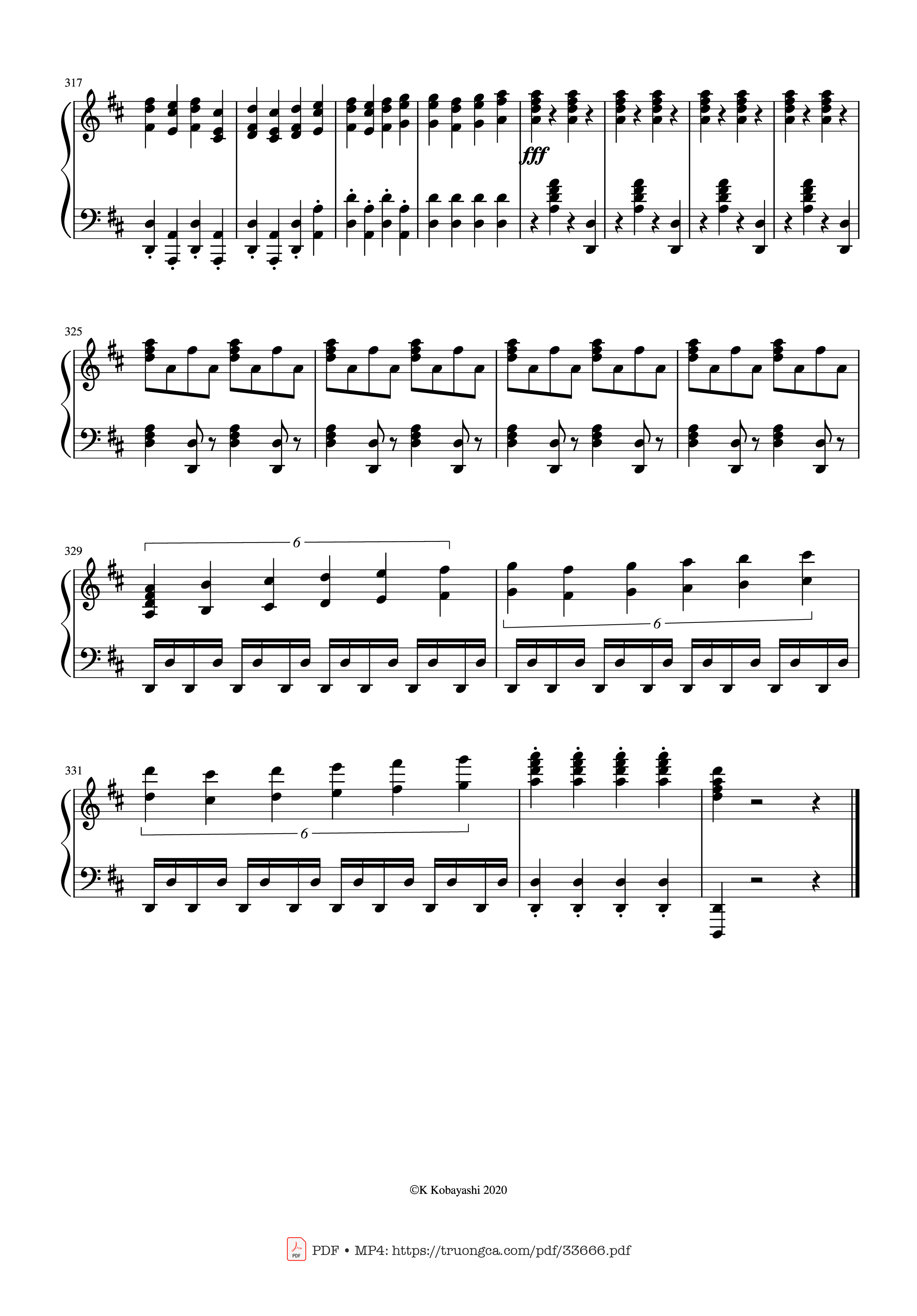 Trang 14 của Sheet nhạc PDF Piano bài hát Beethoven Medley for classical Piano beginners - Ludwig van Beethoven
