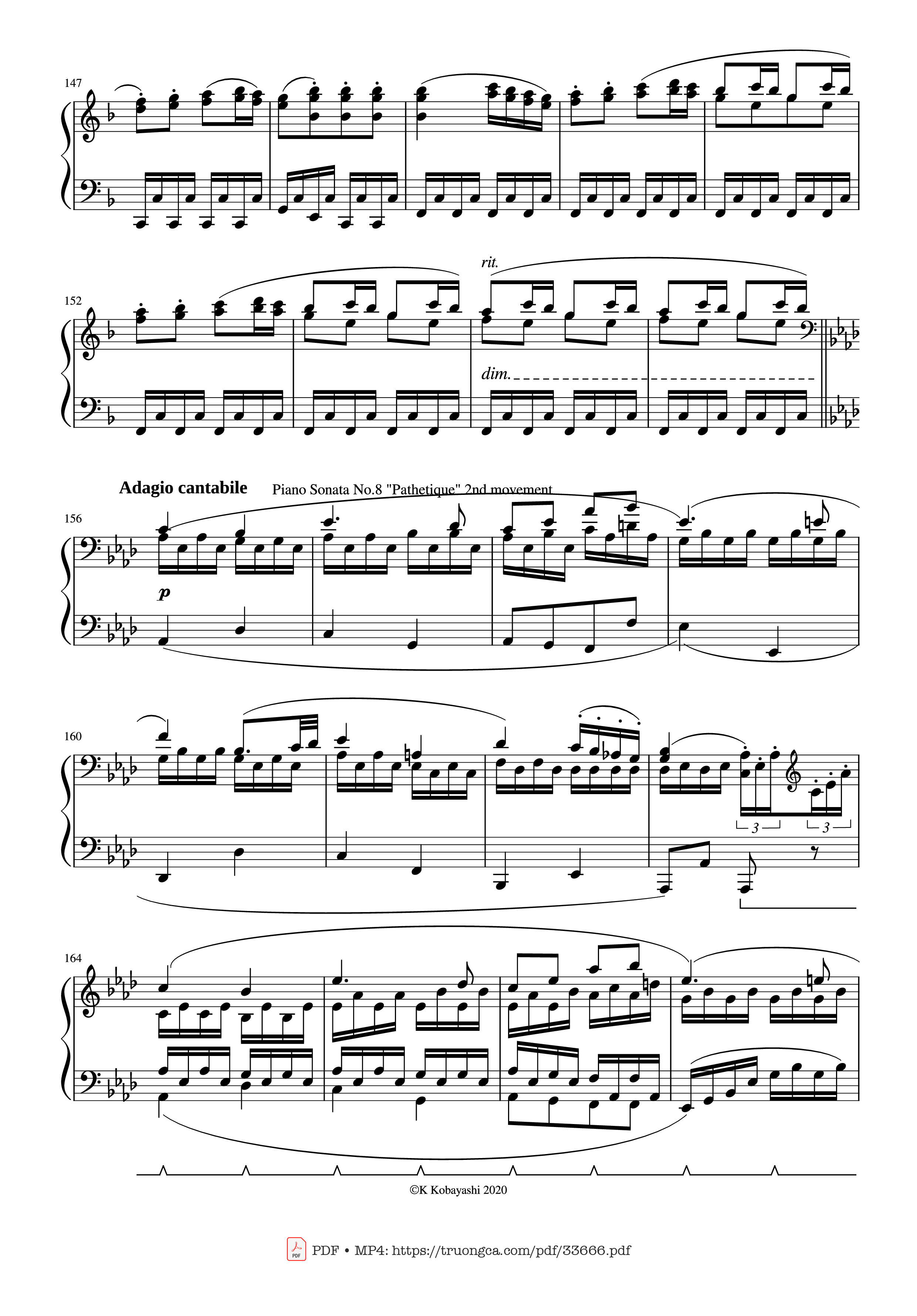 Trang 7 của Sheet nhạc PDF Piano bài hát Beethoven Medley for classical Piano beginners - Ludwig van Beethoven