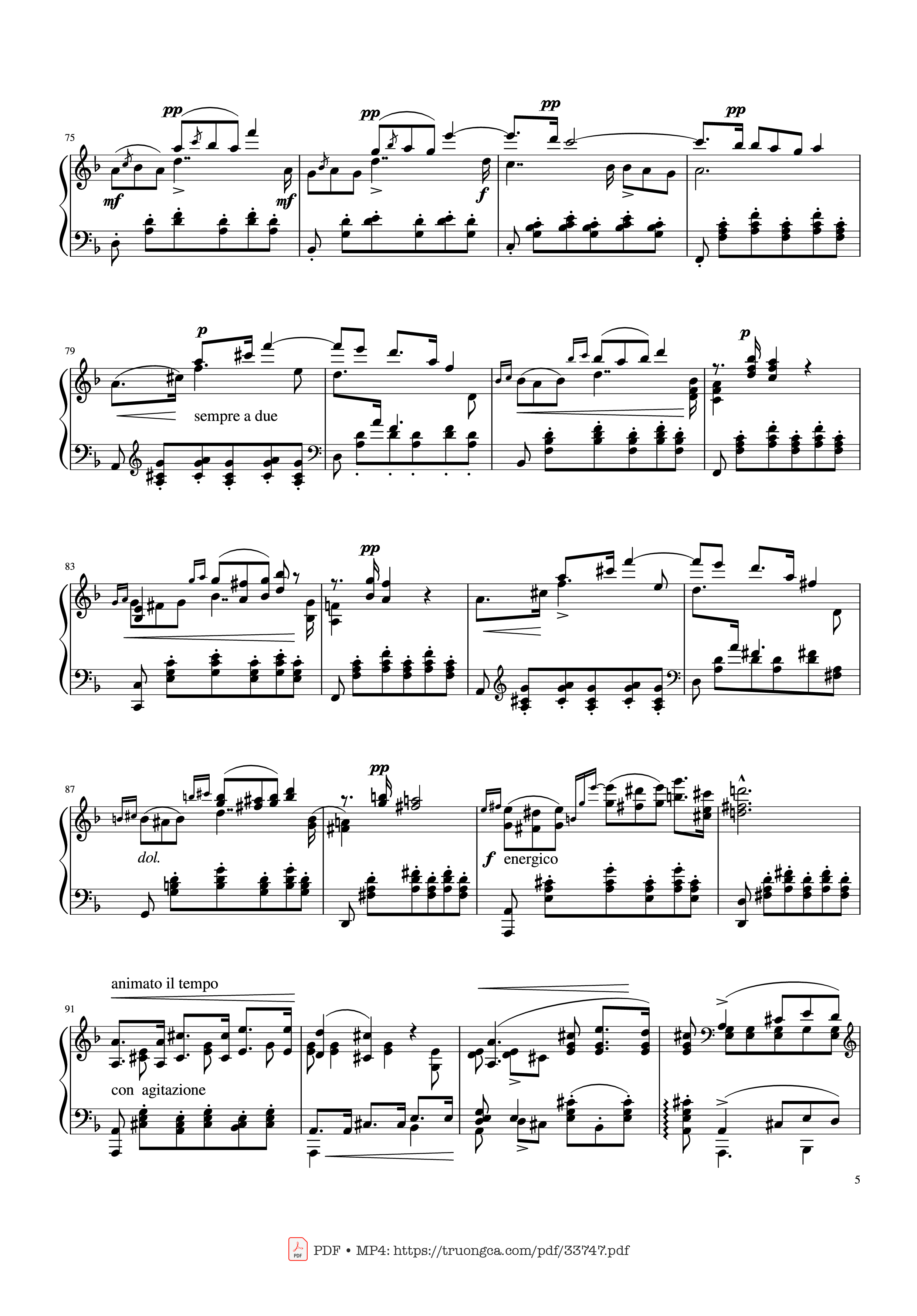 Trang 5 của Sheet nhạc PDF Piano bài hát Standchen D. 957 No.7 Piano - Franz Schubert