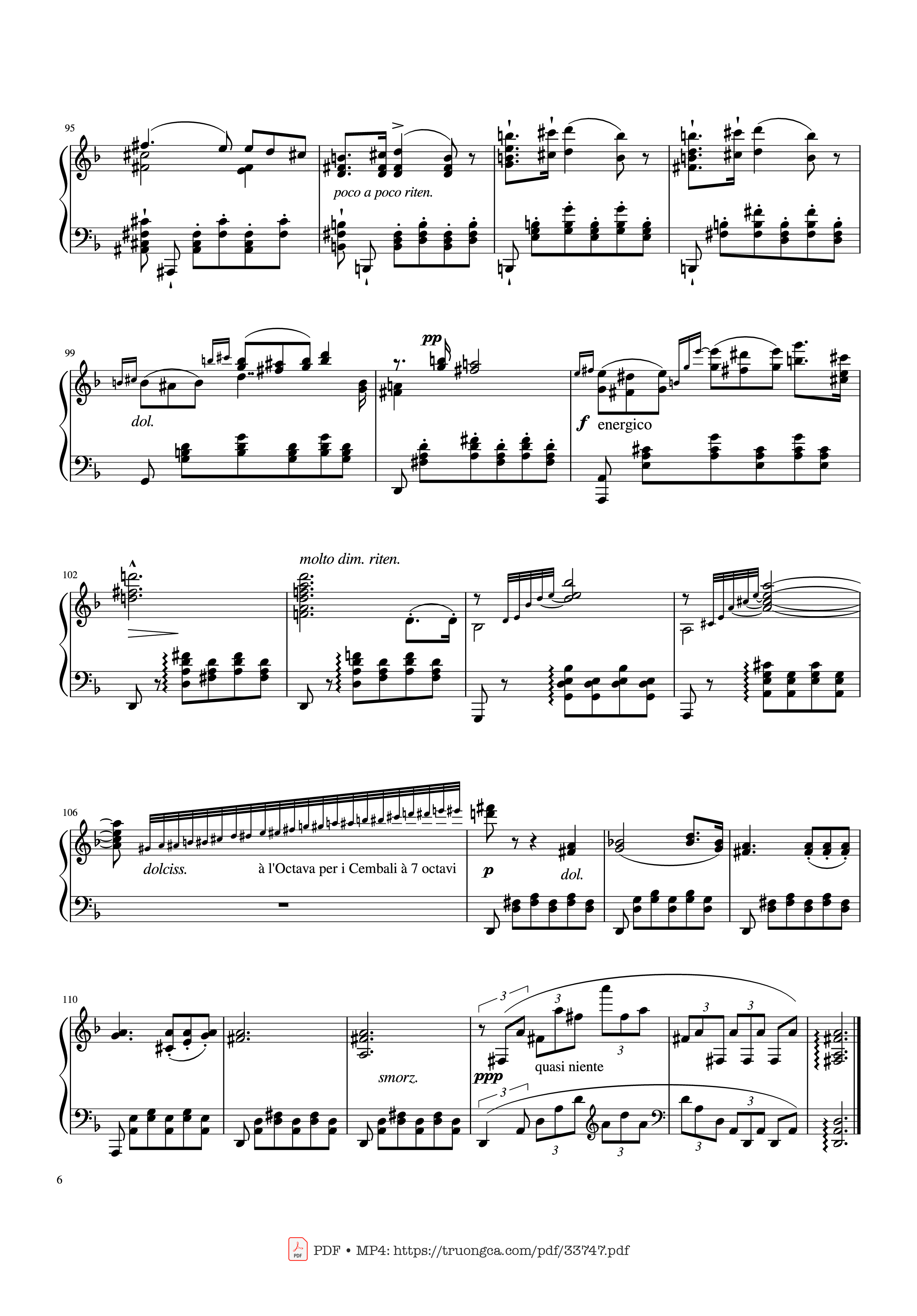 Trang 6 của Sheet nhạc PDF Piano bài hát Standchen D. 957 No.7 Piano - Franz Schubert