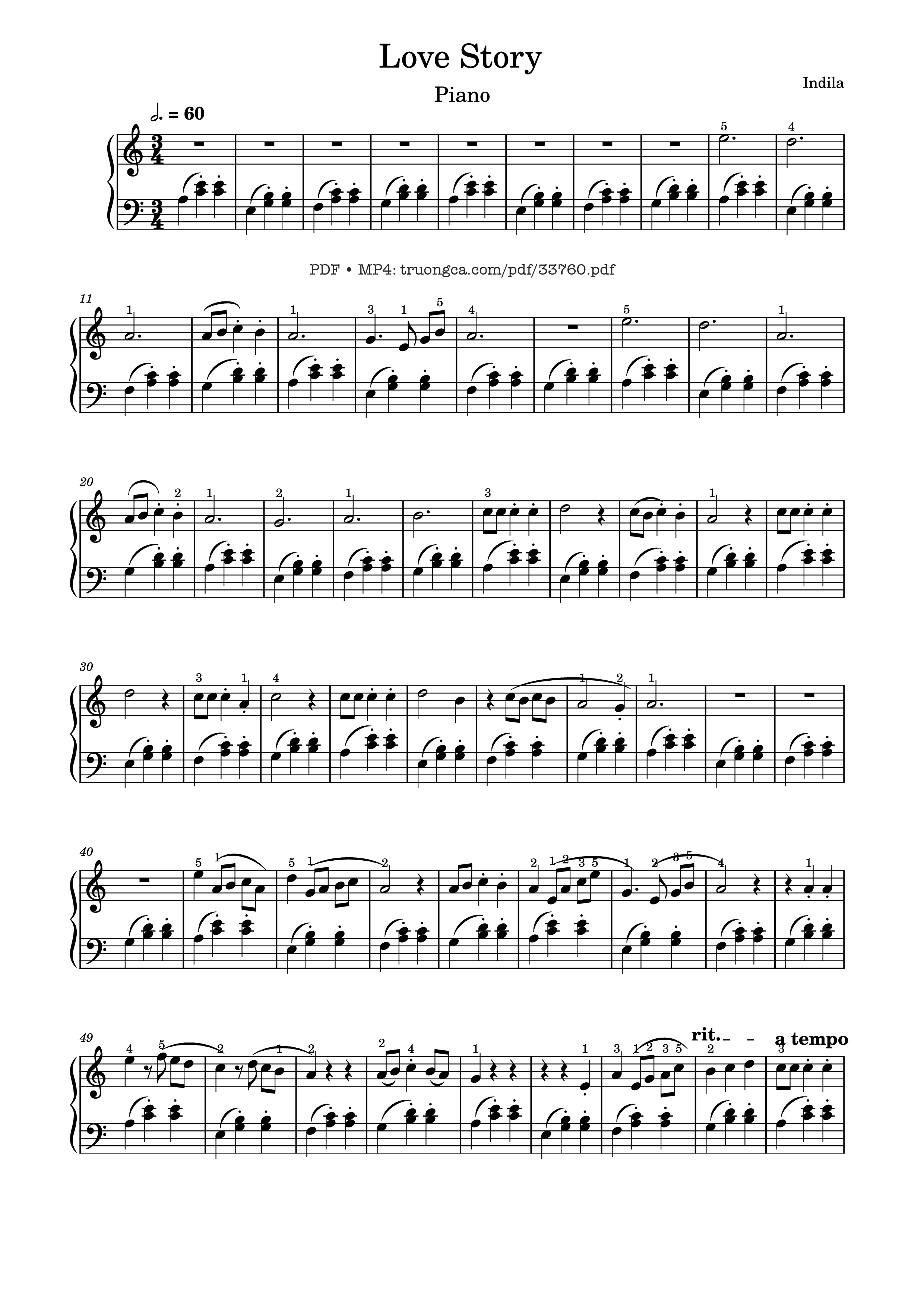 Sheet nhạc PDF bài Christmas Concerto (Richard Clayderman) Piano
