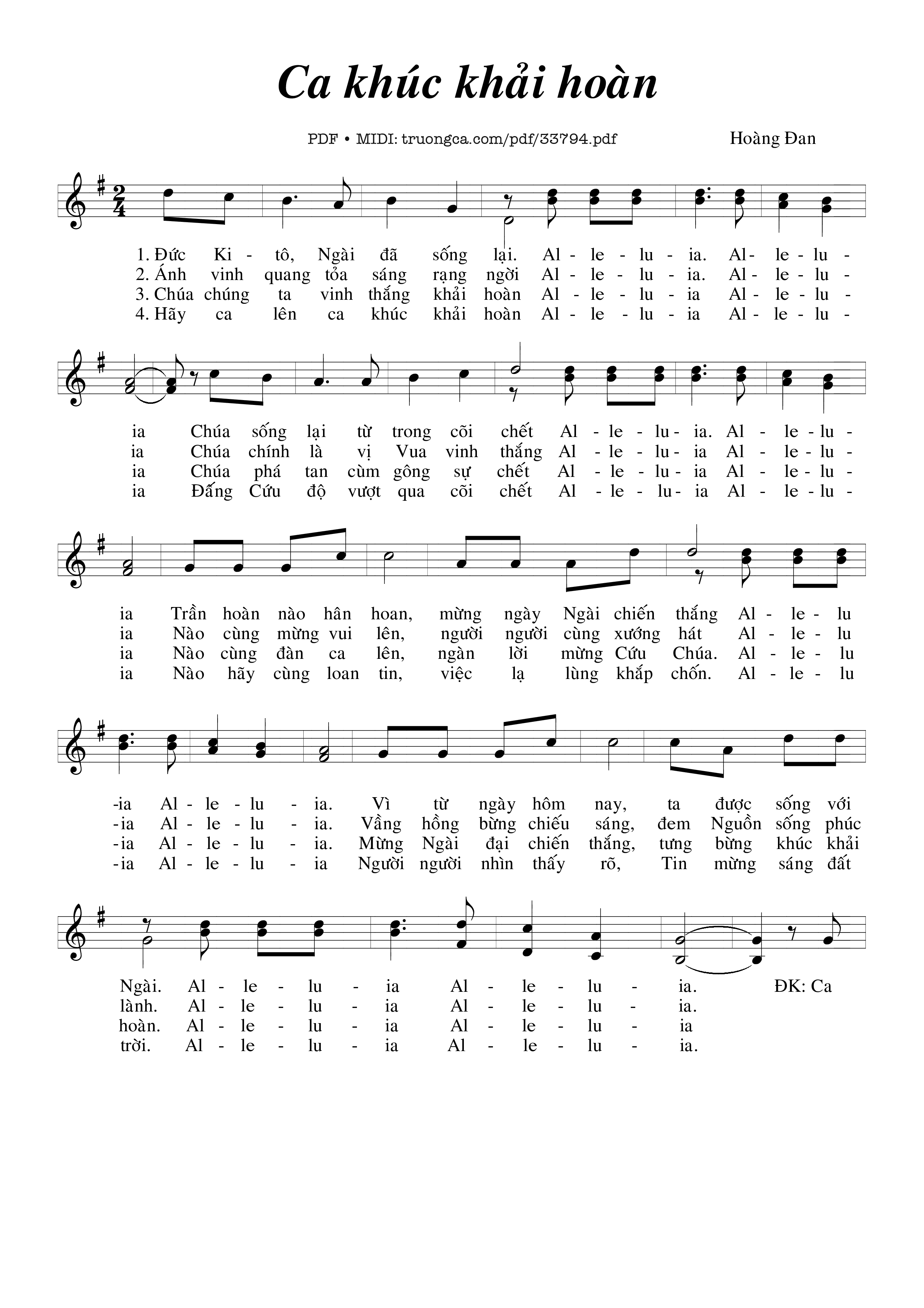 Ca Khúc Khải Hoàn