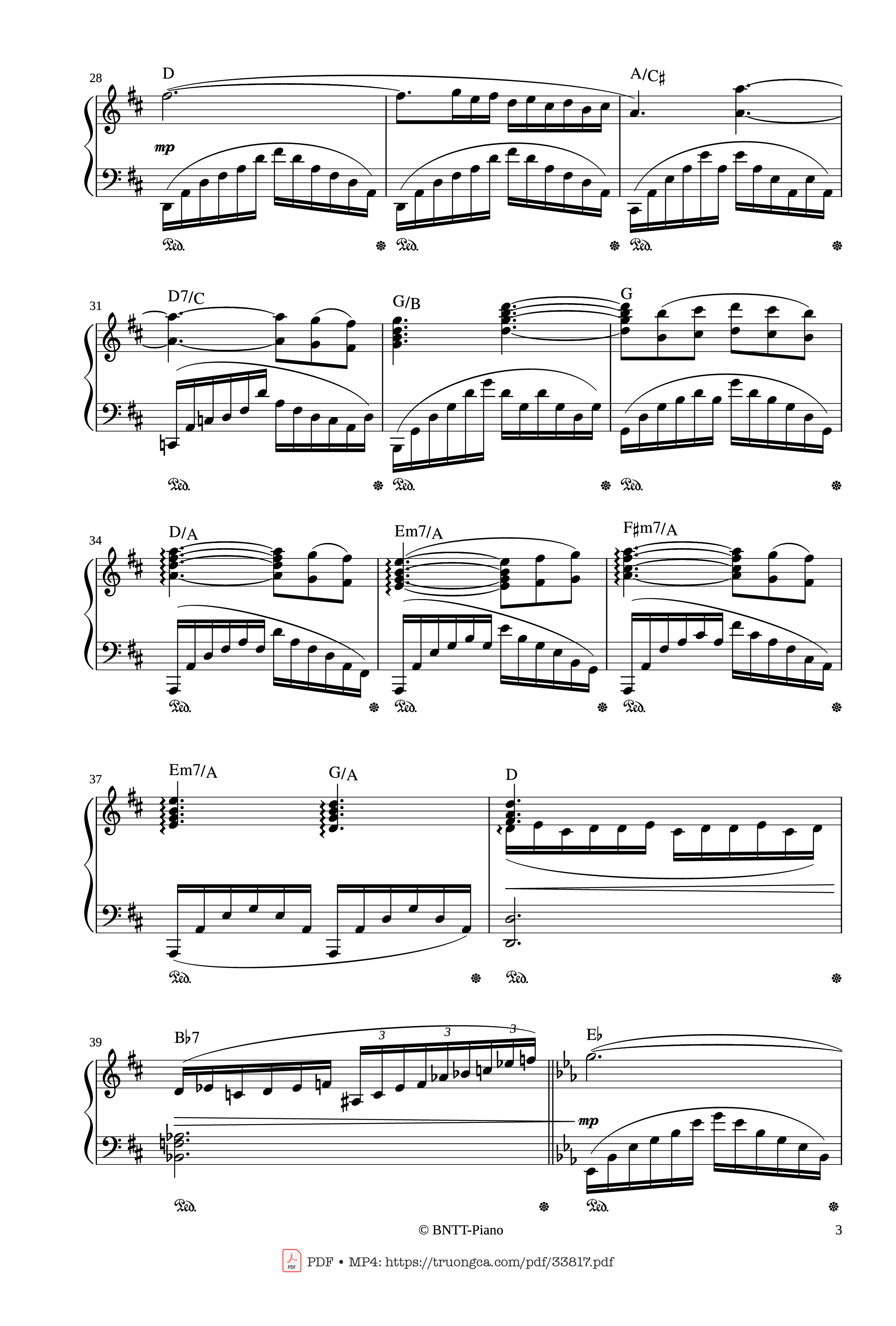 Trang 3 của Sheet nhạc PDF Piano bài hát AUTUMN STORY - Le Piano Sur La Vague Piano - PAUL MAURIAT