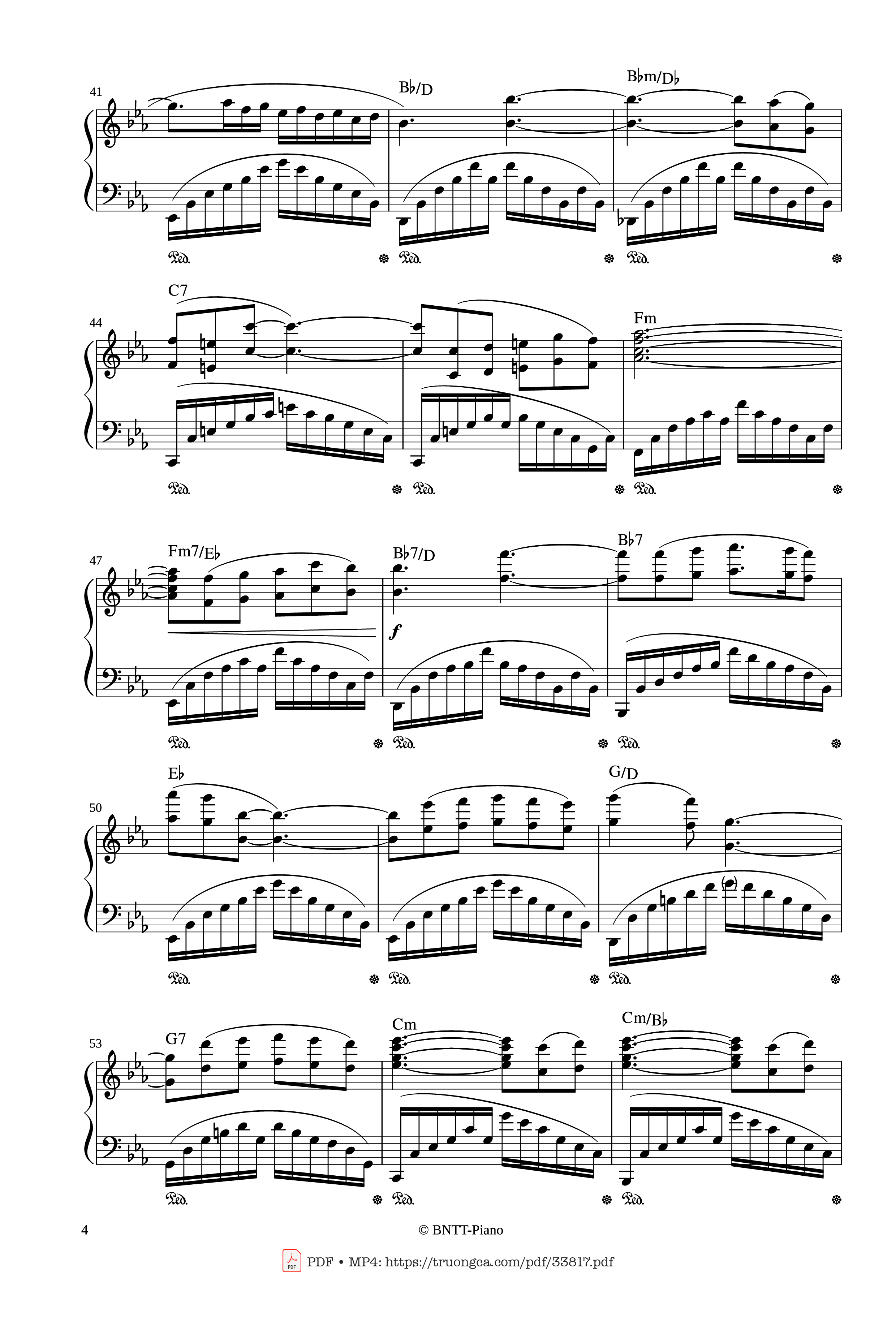 Trang 4 của Sheet nhạc PDF Piano bài hát AUTUMN STORY - Le Piano Sur La Vague Piano - PAUL MAURIAT